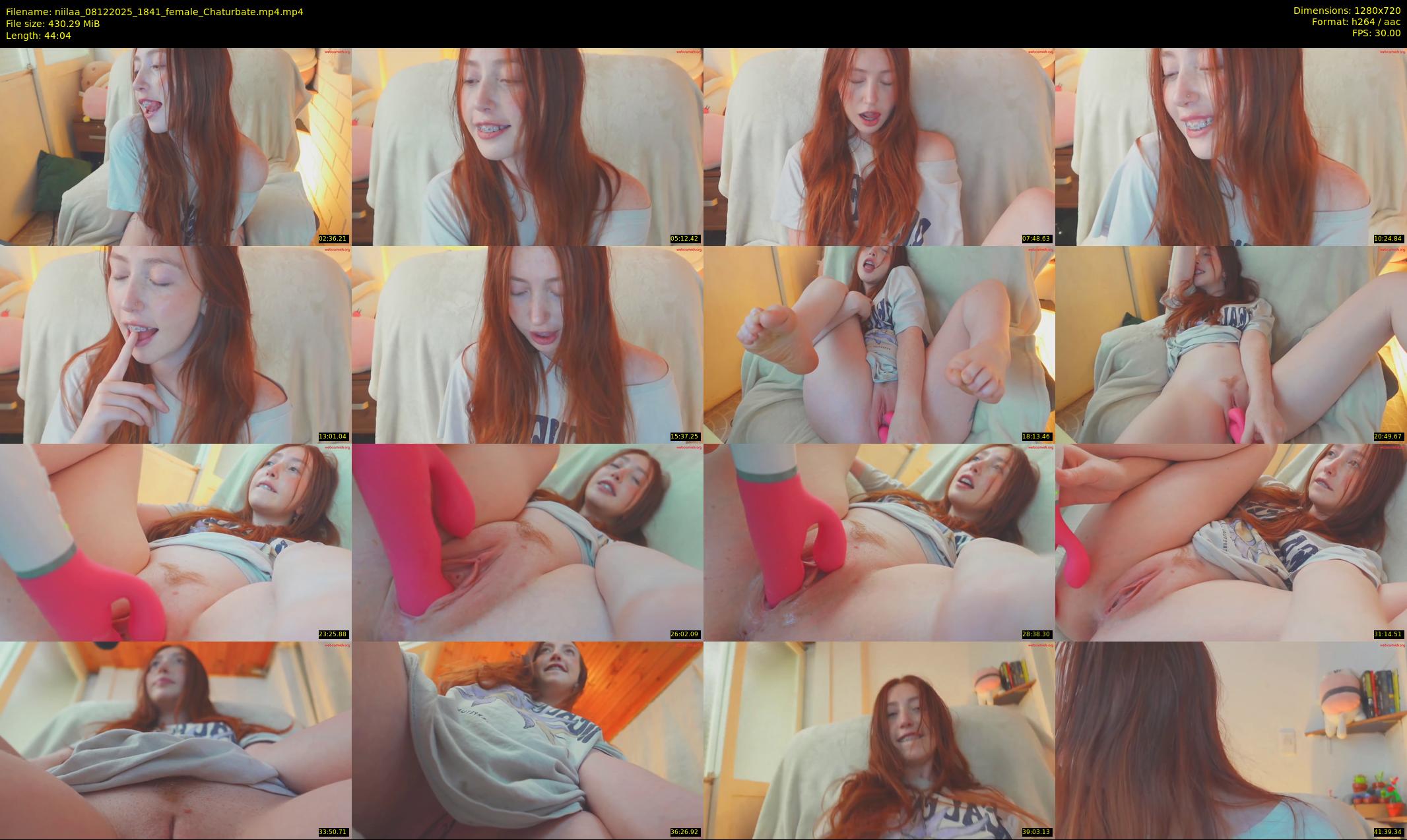 niilaa — 45 minute Chaturbate female cam show recording, 720p, Dec 8, 2025