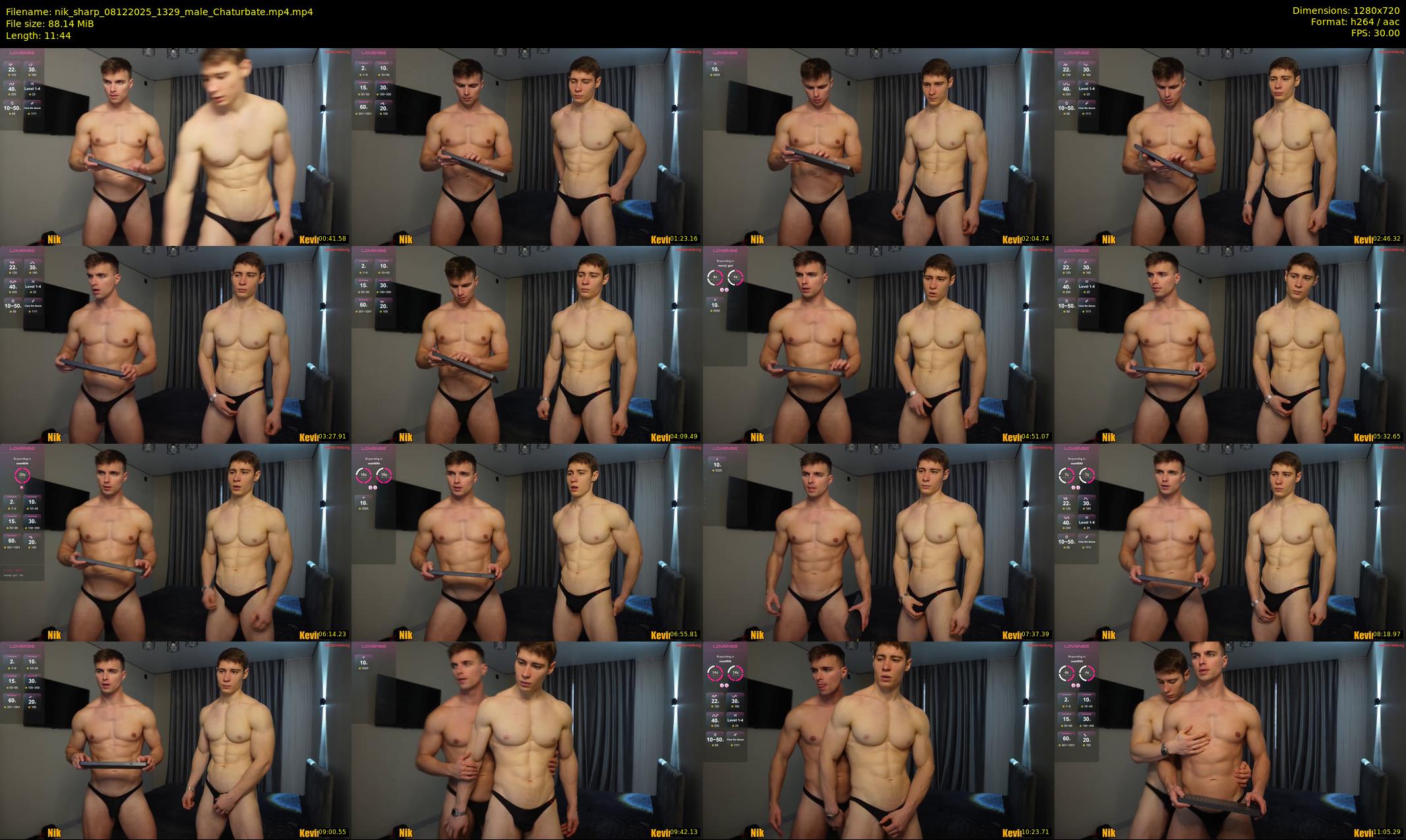 nik_sharp — 12 minute Chaturbate male cam show recording, 720p, Dec 8, 2025