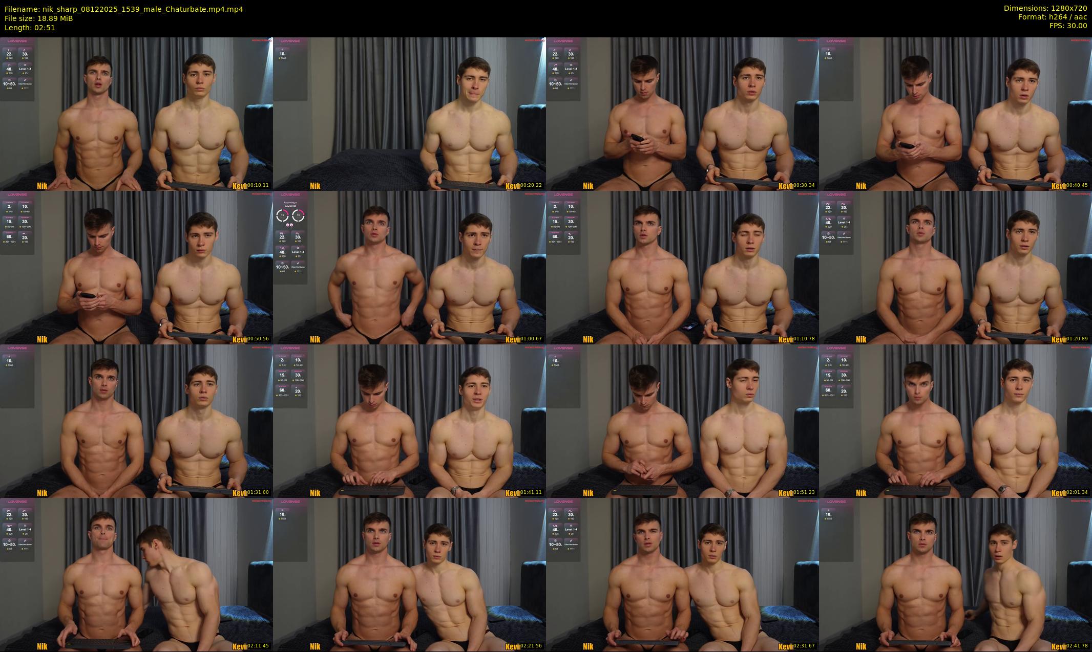 nik_sharp — 3 minute Chaturbate male cam show recording, 720p, Dec 8, 2025