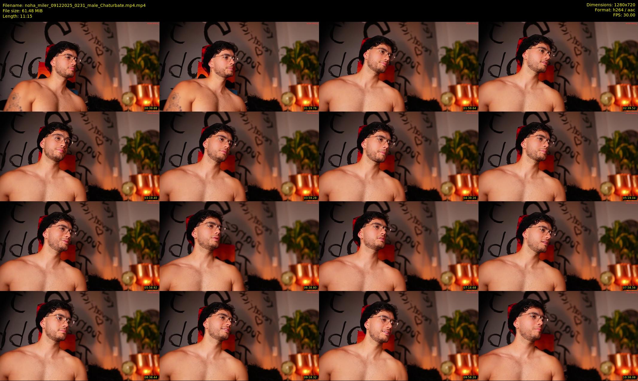 noha_miler — 12 minute Chaturbate male cam show recording, 720p, Dec 9, 2025