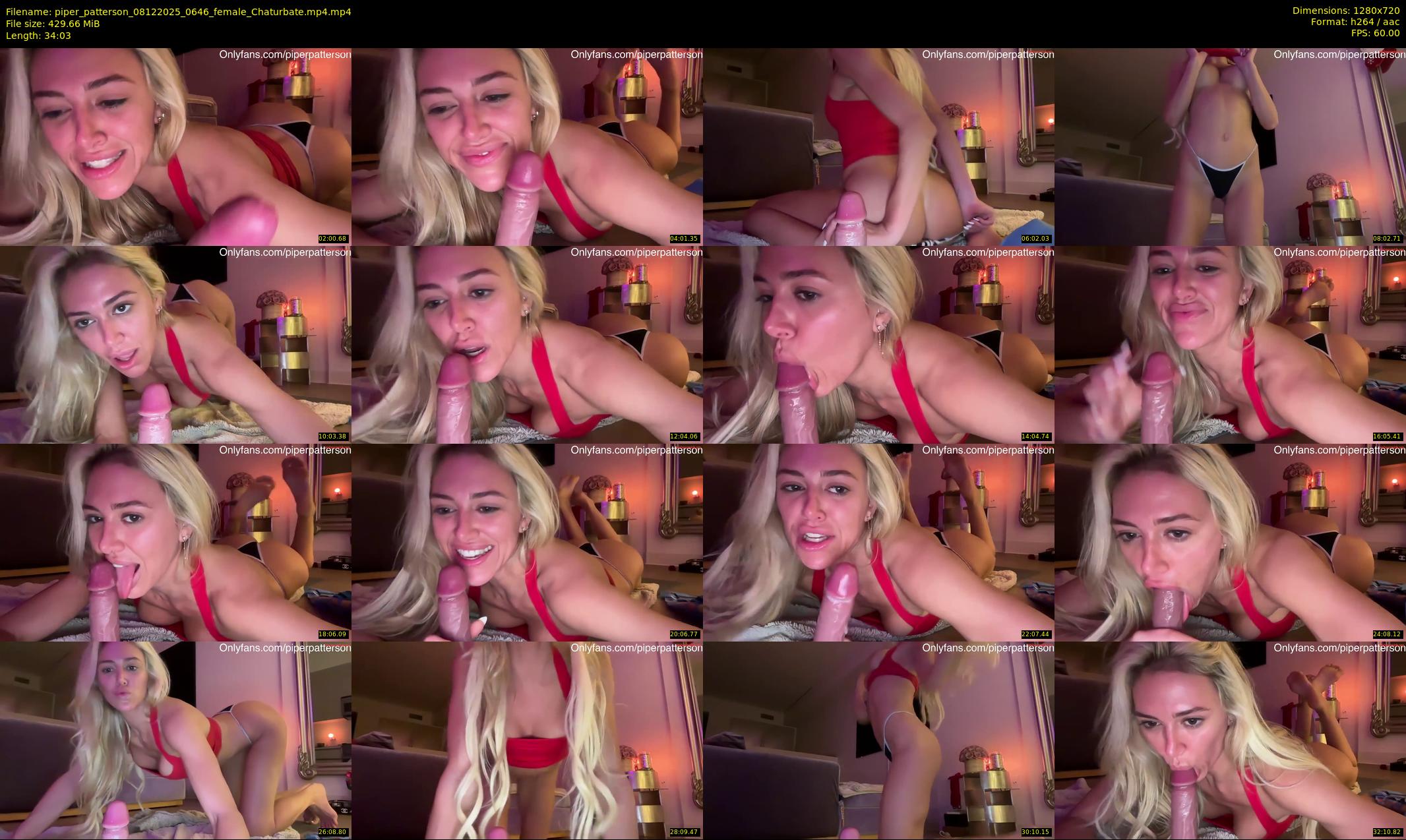 piper_patterson — 35 minute Chaturbate female cam show recording, 720p, Dec 8, 2025