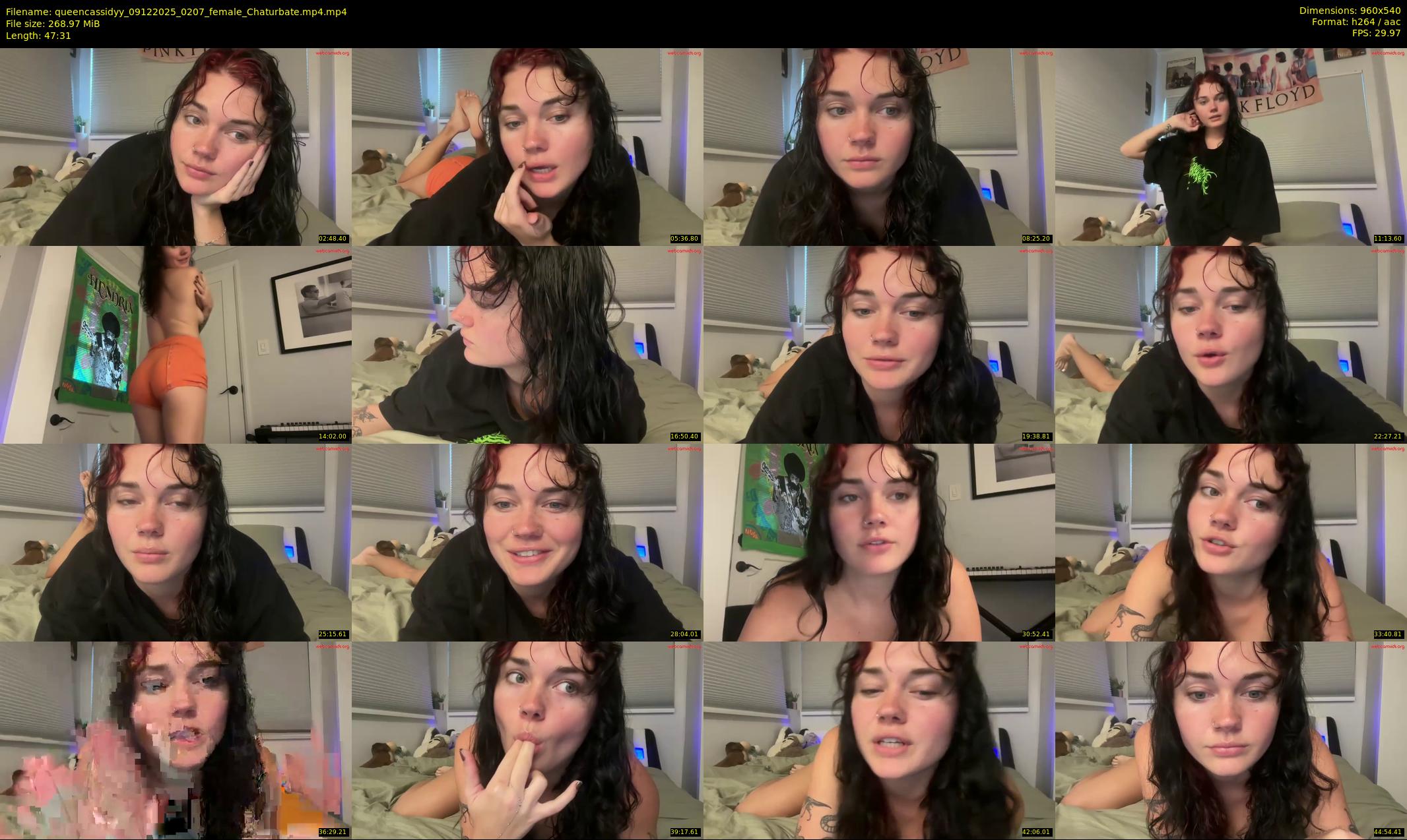 queencassidyy — 48 minute Chaturbate female cam show recording, 480p, Dec 9, 2025