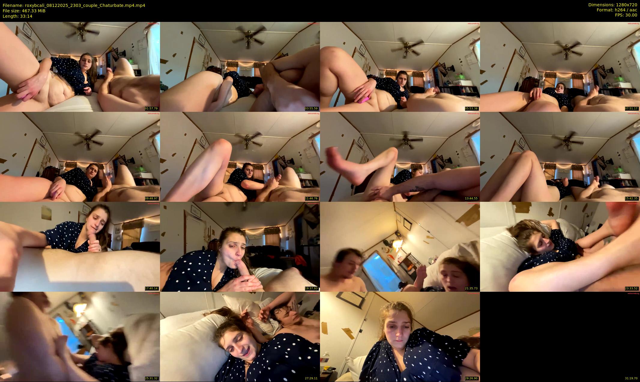 roxybcali — 34 minute Chaturbate couple cam show recording, 720p, Dec 8, 2025
