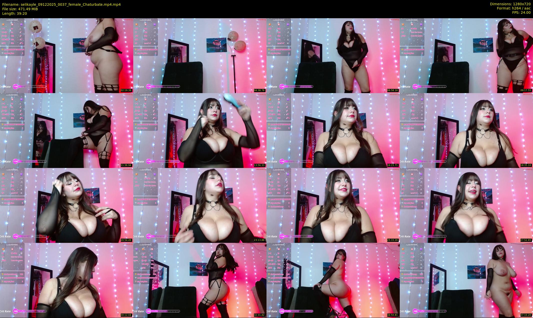 selikayle — 40 minute Chaturbate female cam show recording, 720p, Dec 9, 2025