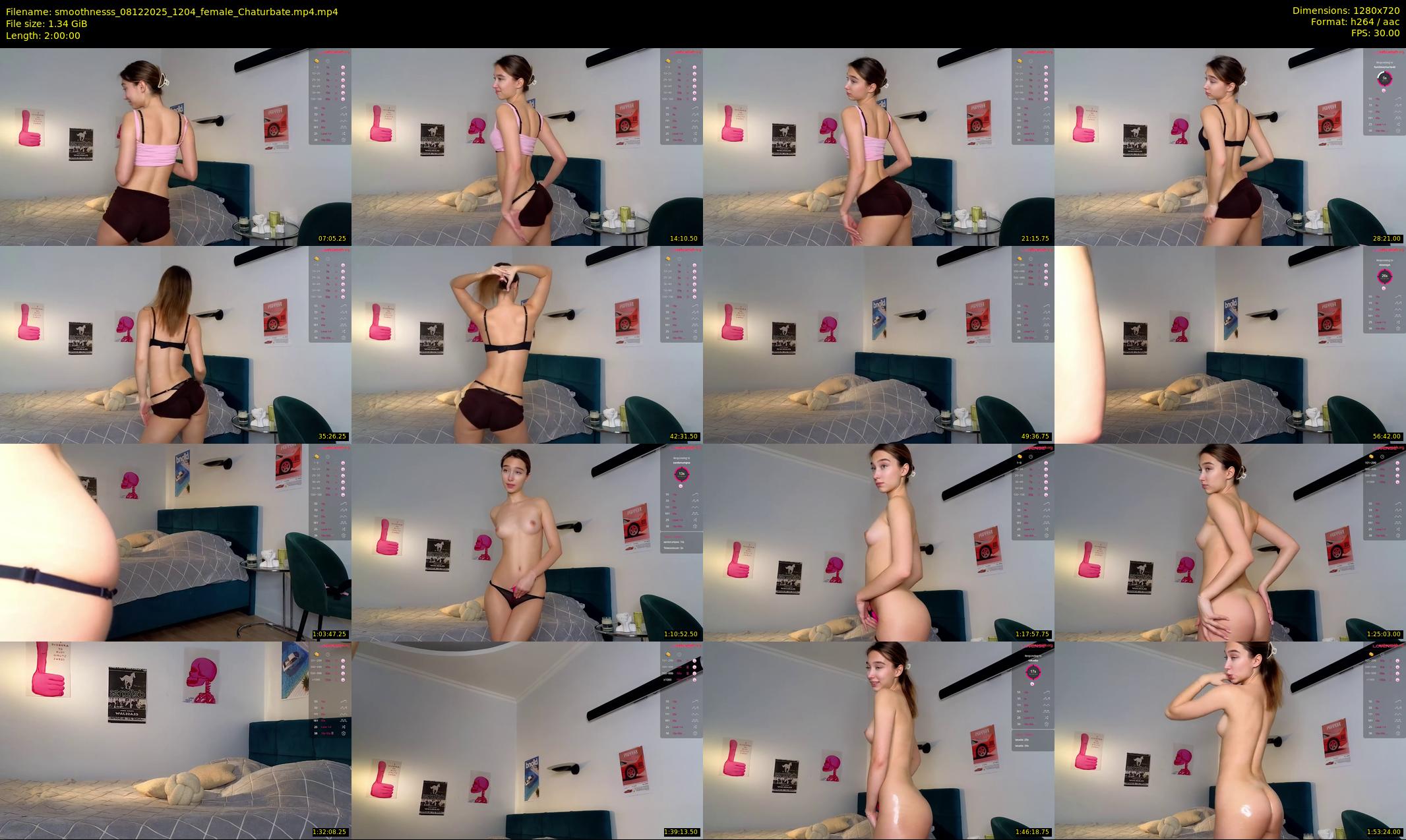 smoothnesss — 120 minute Chaturbate female cam show recording, 720p, Dec 8, 2025