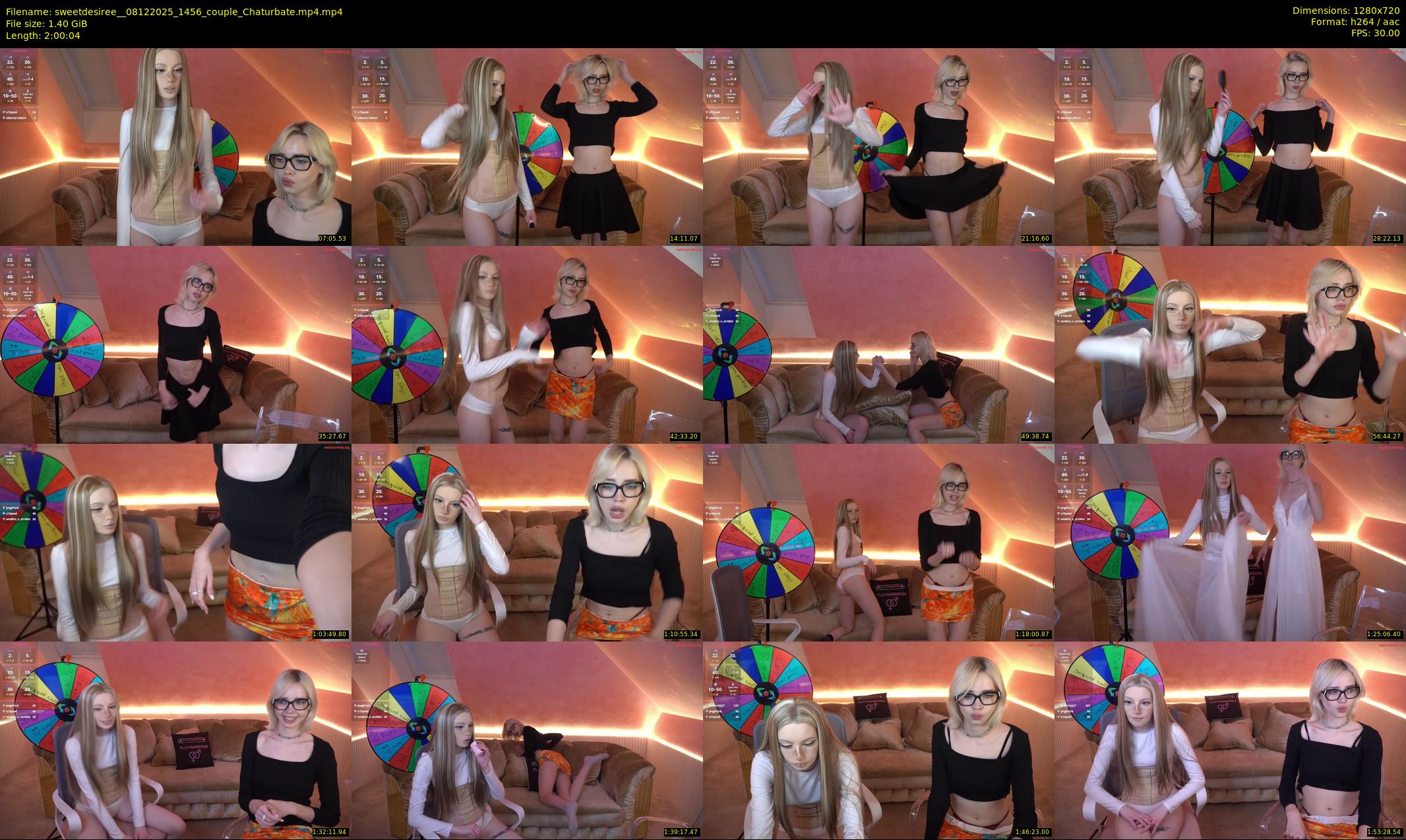 sweetdesiree_ — 121 minute Chaturbate couple cam show recording, 720p, Dec 8, 2025