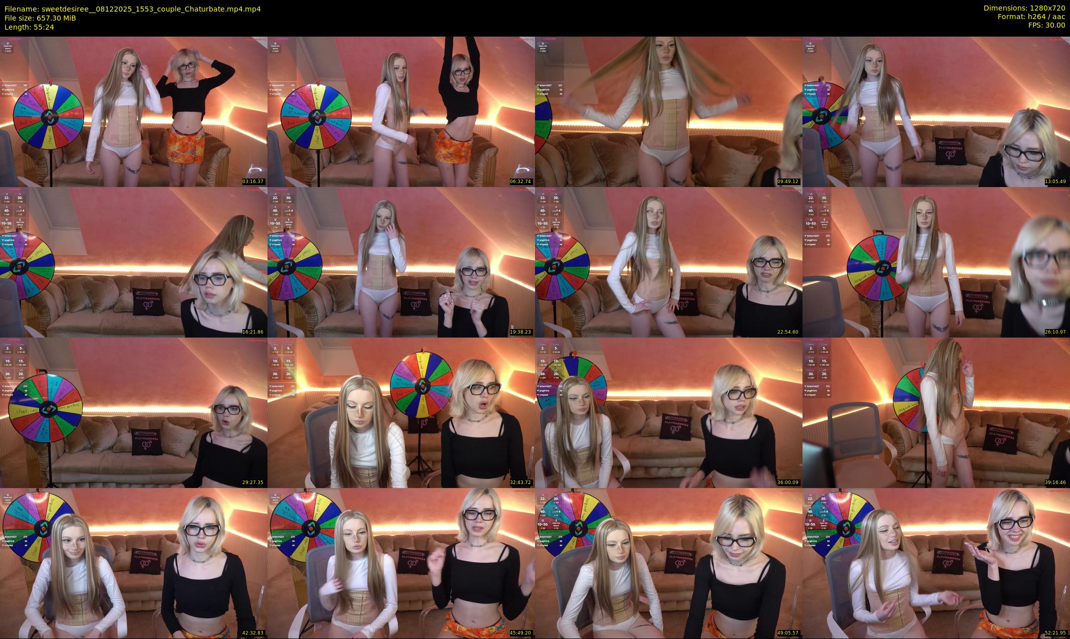sweetdesiree_ — 56 minute Chaturbate couple cam show recording, 720p, Dec 8, 2025