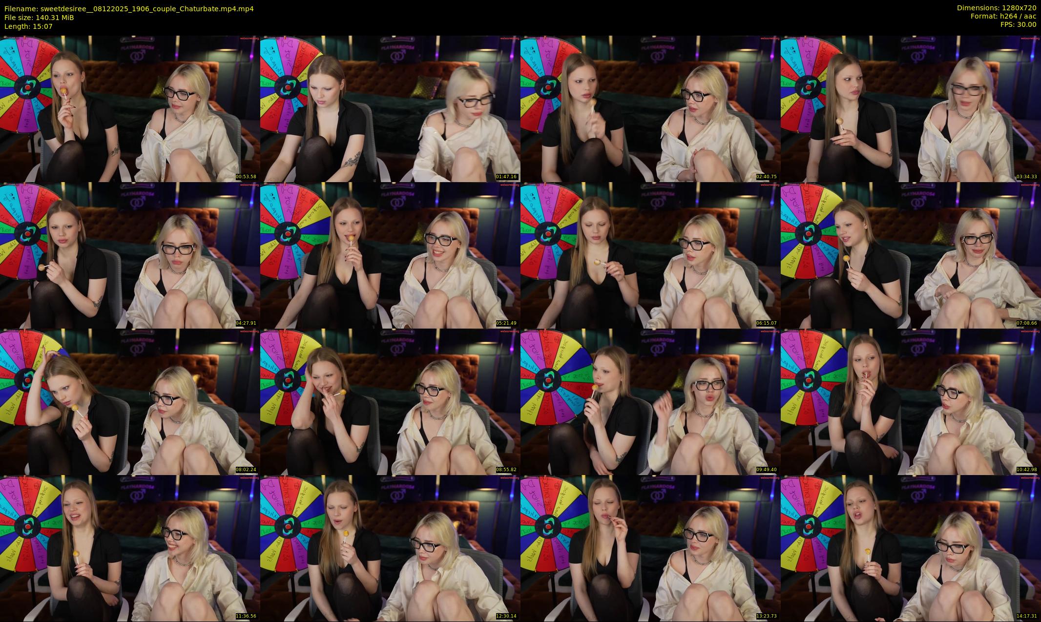 sweetdesiree_ — 16 minute Chaturbate couple cam show recording, 720p, Dec 8, 2025