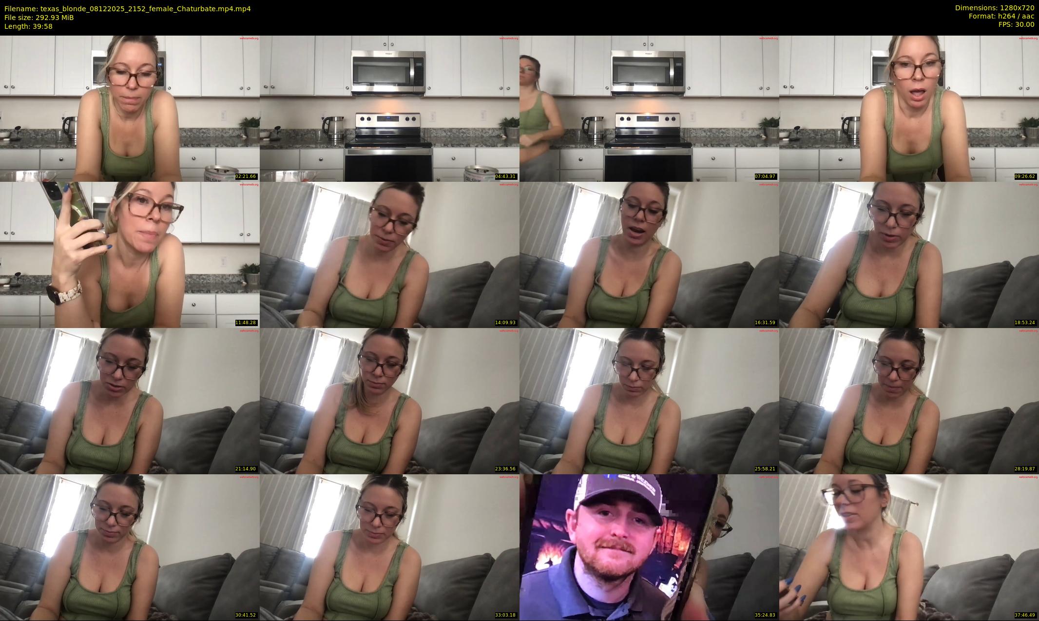 texas_blonde — 40 minute Chaturbate female cam show recording, 720p, Dec 8, 2025