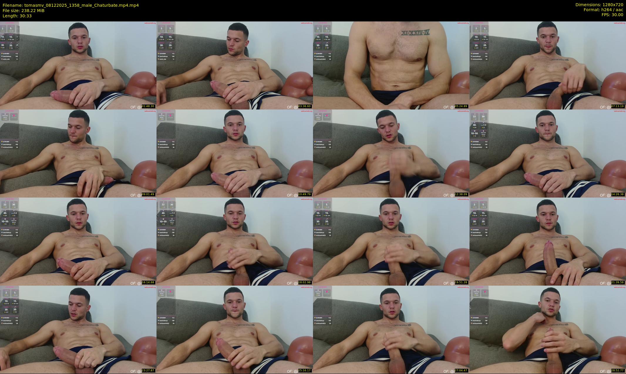 tomasmv — 31 minute Chaturbate male cam show recording, 720p, Dec 8, 2025