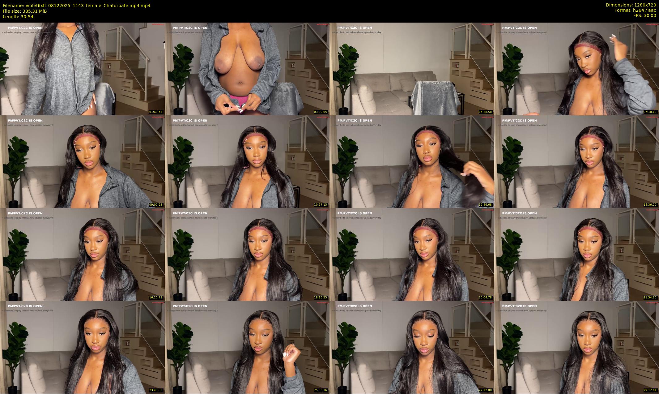 violet6xft — 31 minute Chaturbate female cam show recording, 720p, Dec 8, 2025