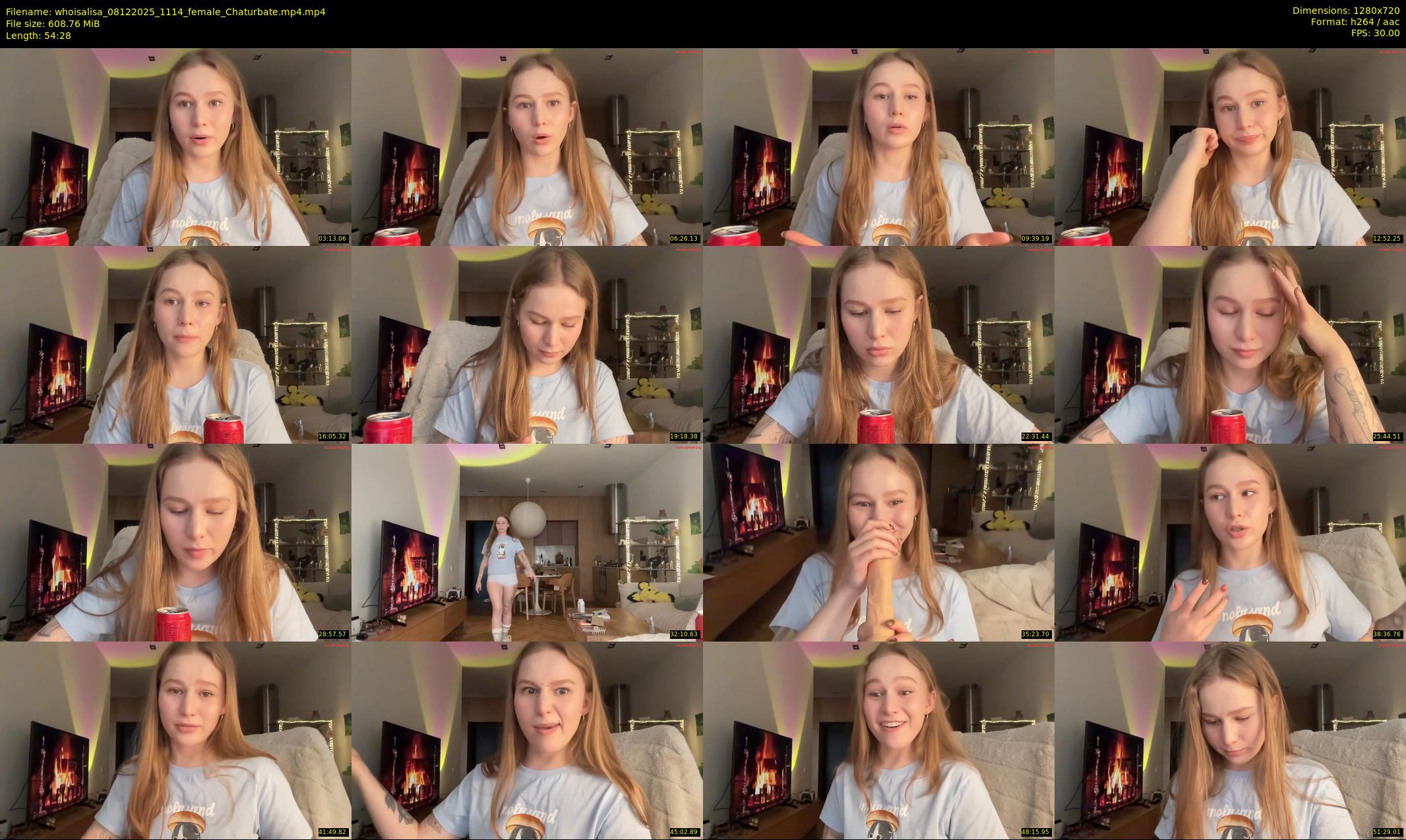 whoisalisa — 55 minute Chaturbate female cam show recording, 720p, Dec 8, 2025