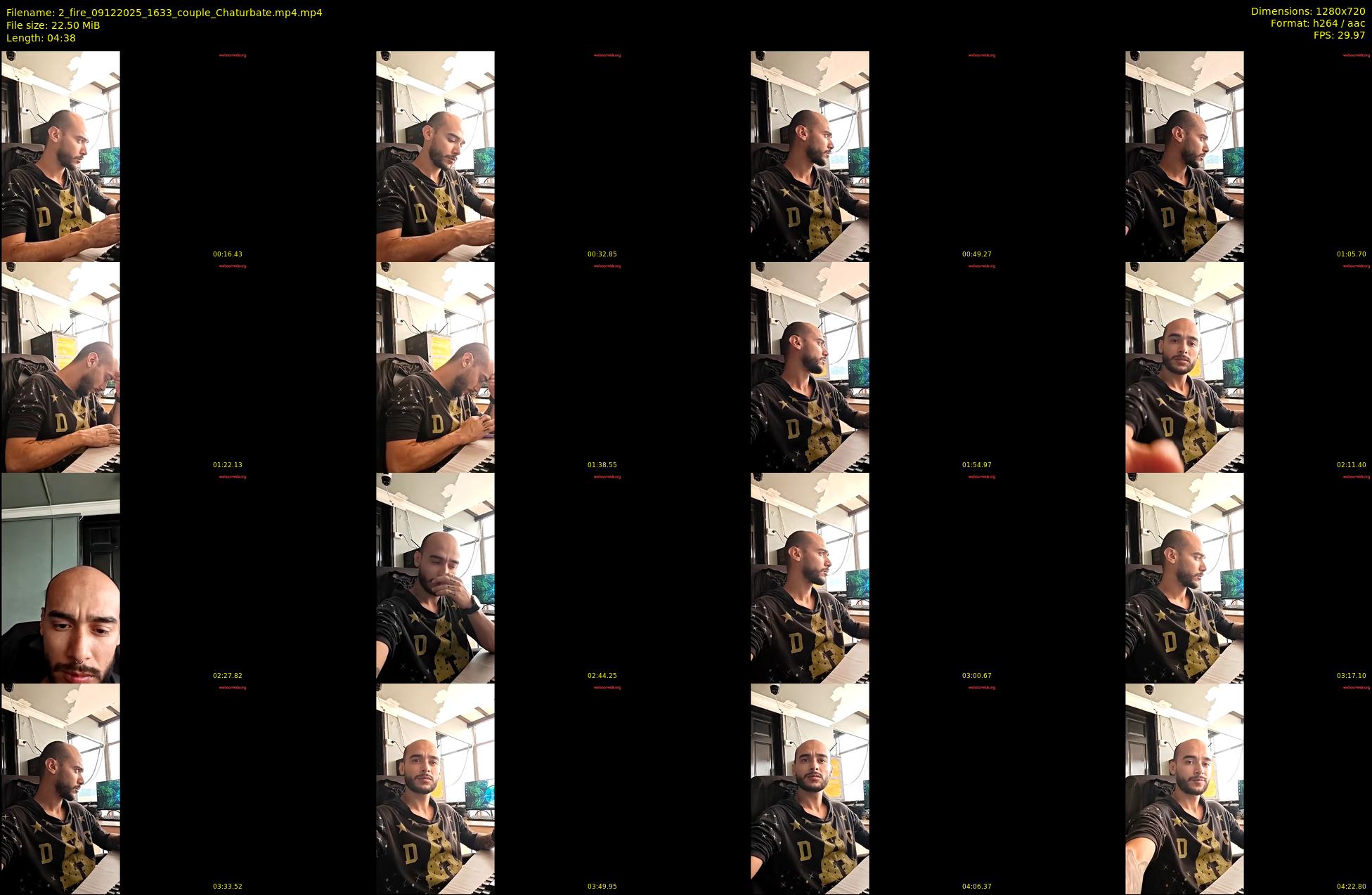 2_fire — 5 minute Chaturbate couple cam show recording, 720p, Dec 9, 2025