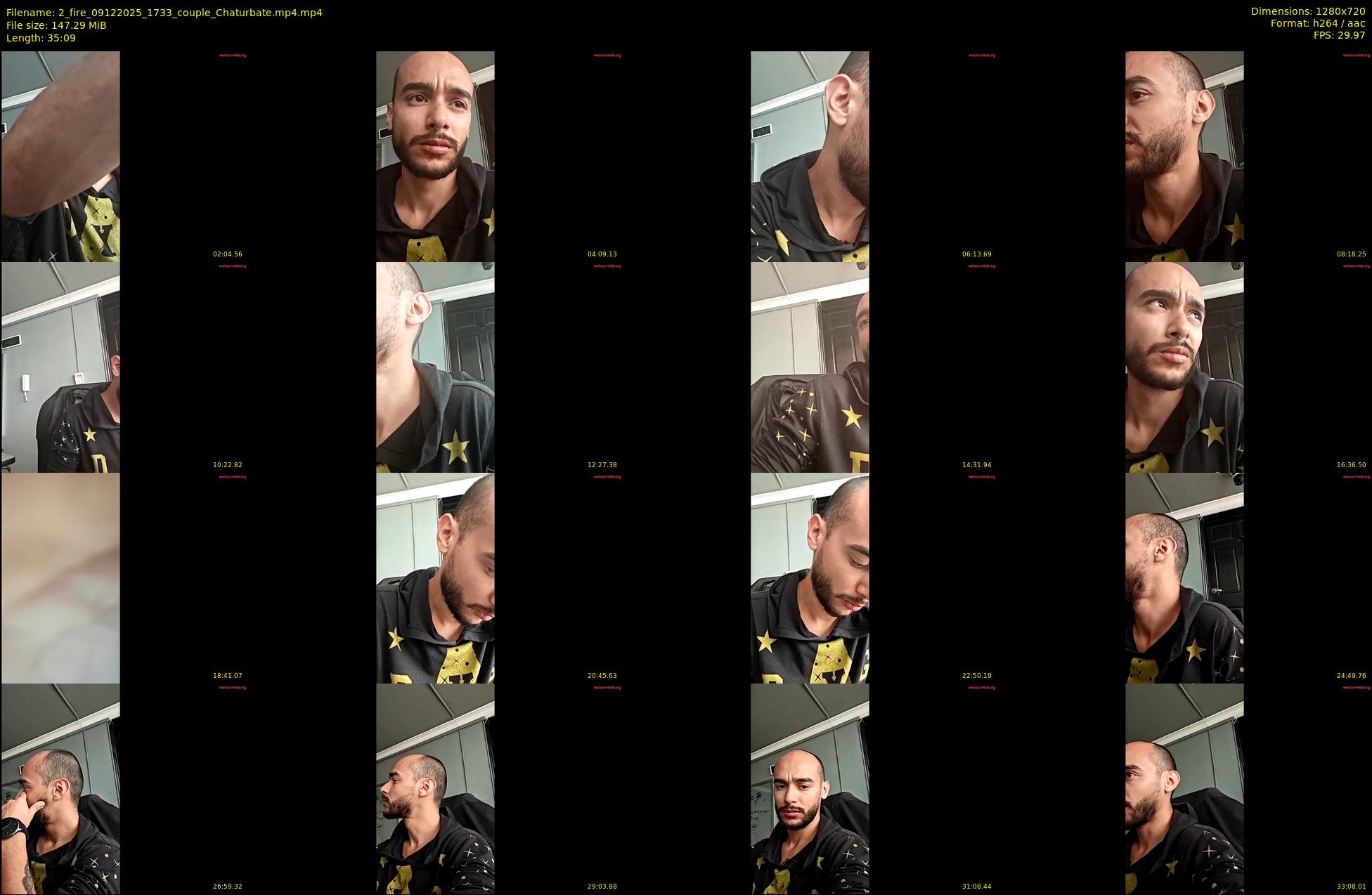 2_fire — 36 minute Chaturbate couple cam show recording, 720p, Dec 9, 2025
