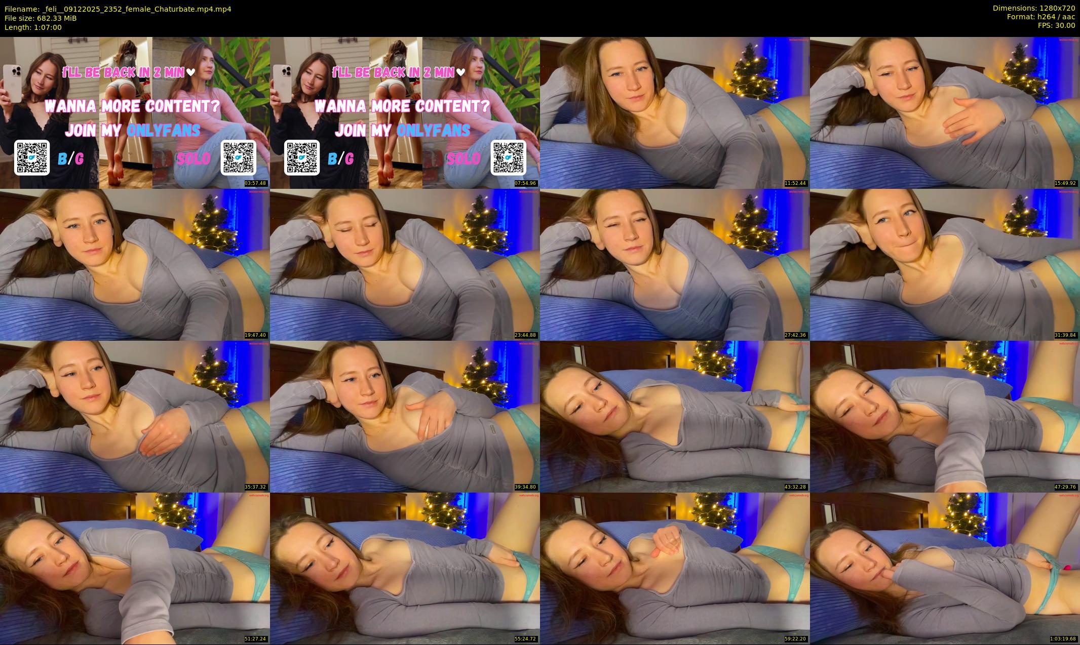 _feli_ — 67 minute Chaturbate female cam show recording, 720p, Dec 9, 2025