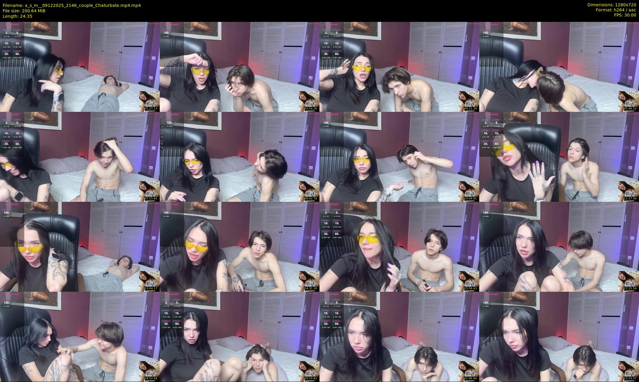 a_s_m_ — 25 minute Chaturbate couple cam show recording, 720p, Dec 9, 2025