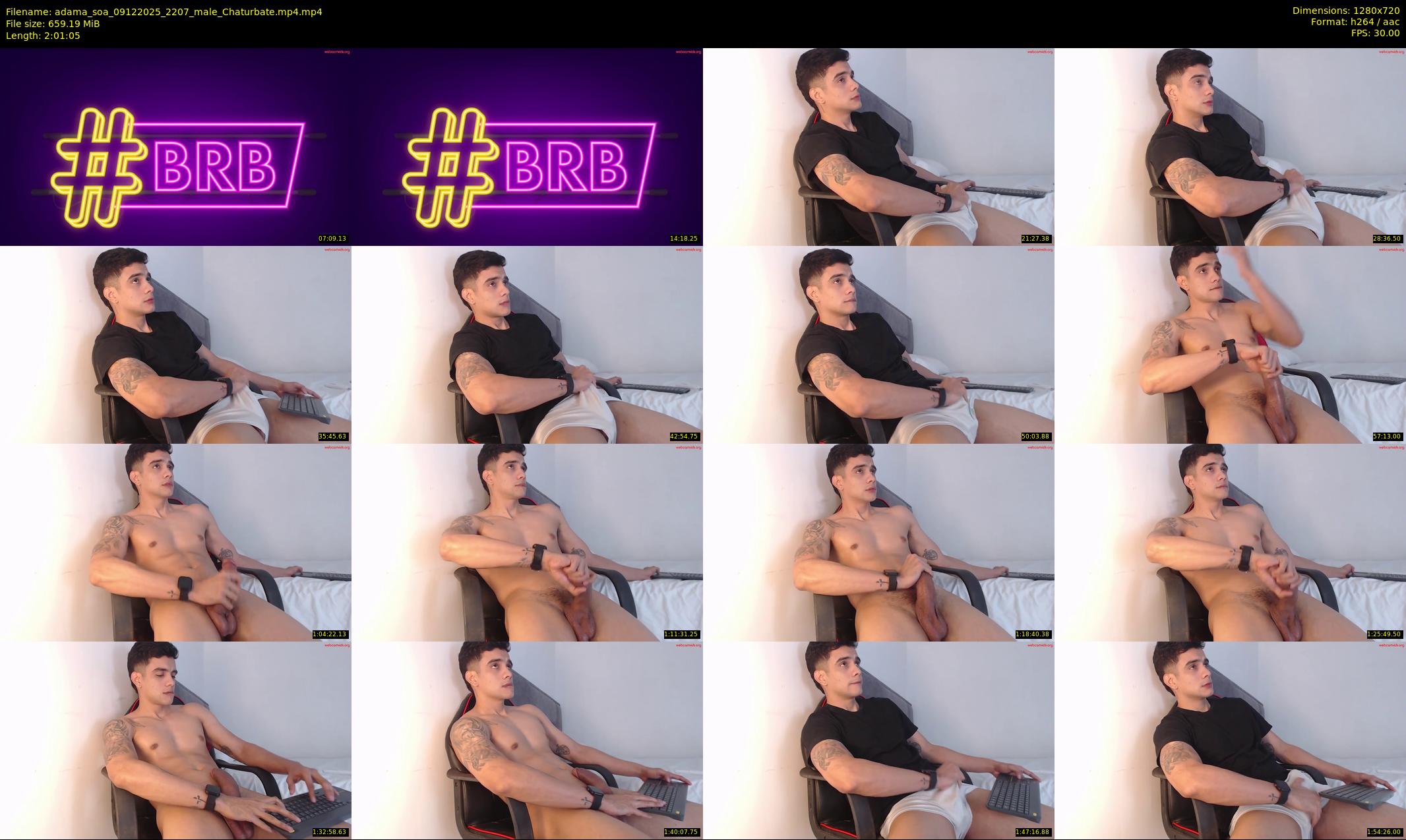 adama_soa — 122 minute Chaturbate male cam show recording, 720p, Dec 9, 2025