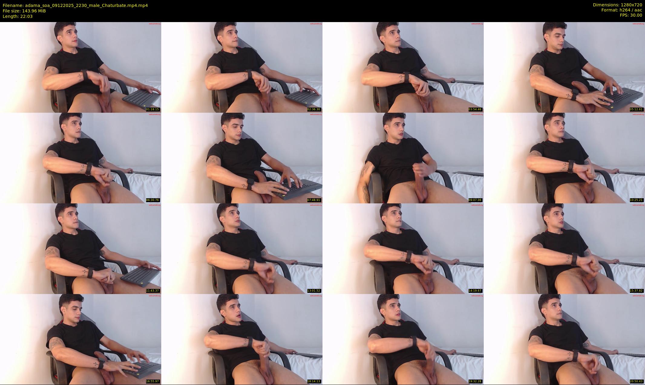 adama_soa — 23 minute Chaturbate male cam show recording, 720p, Dec 9, 2025