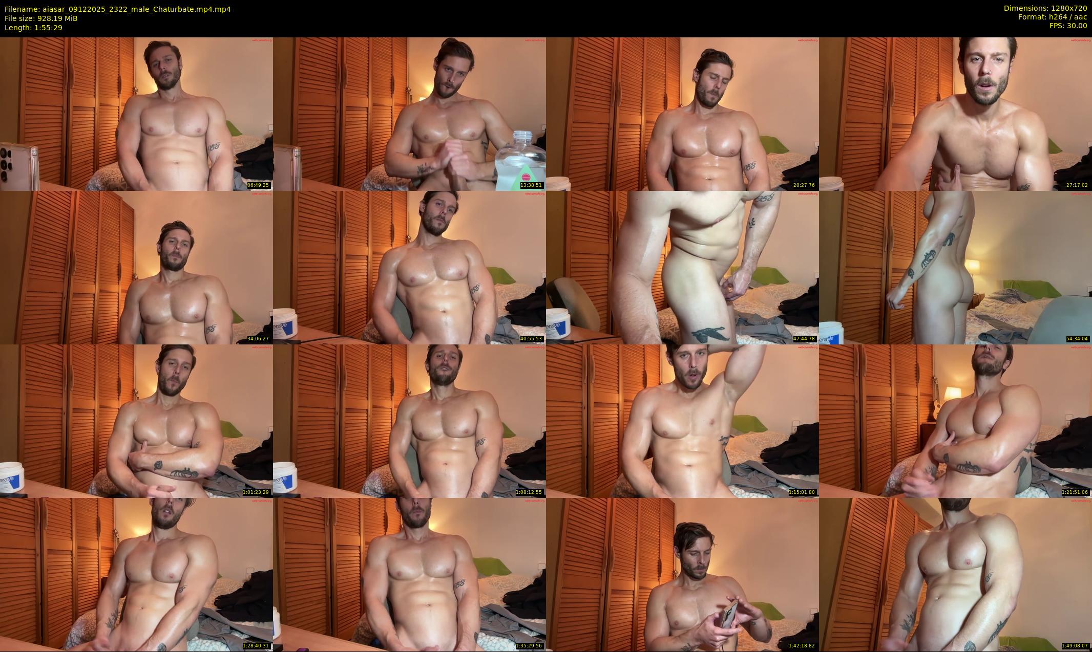 aiasar — 116 minute Chaturbate male cam show recording, 720p, Dec 9, 2025