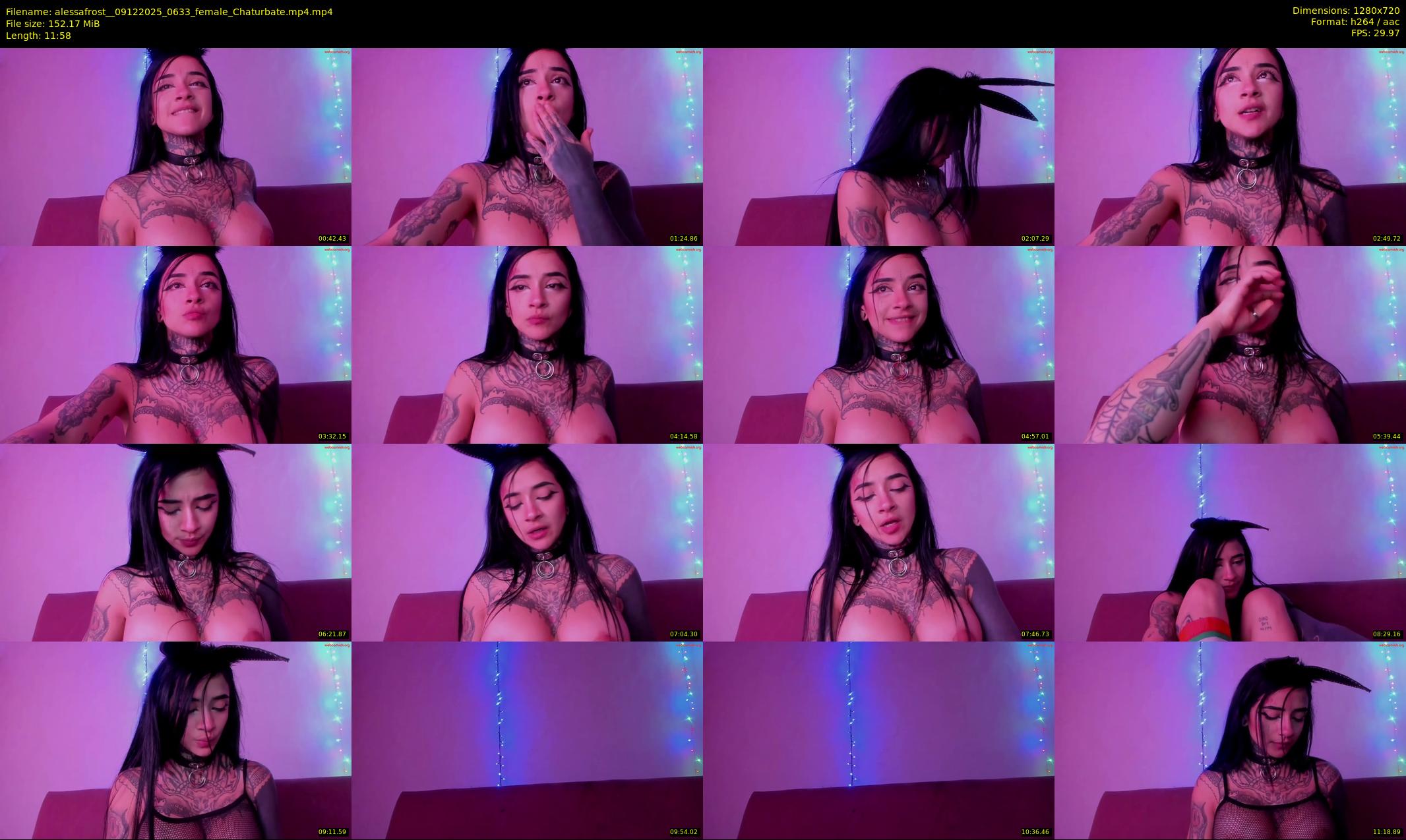 alessafrost_ — 12 minute Chaturbate female cam show recording, 720p, Dec 9, 2025