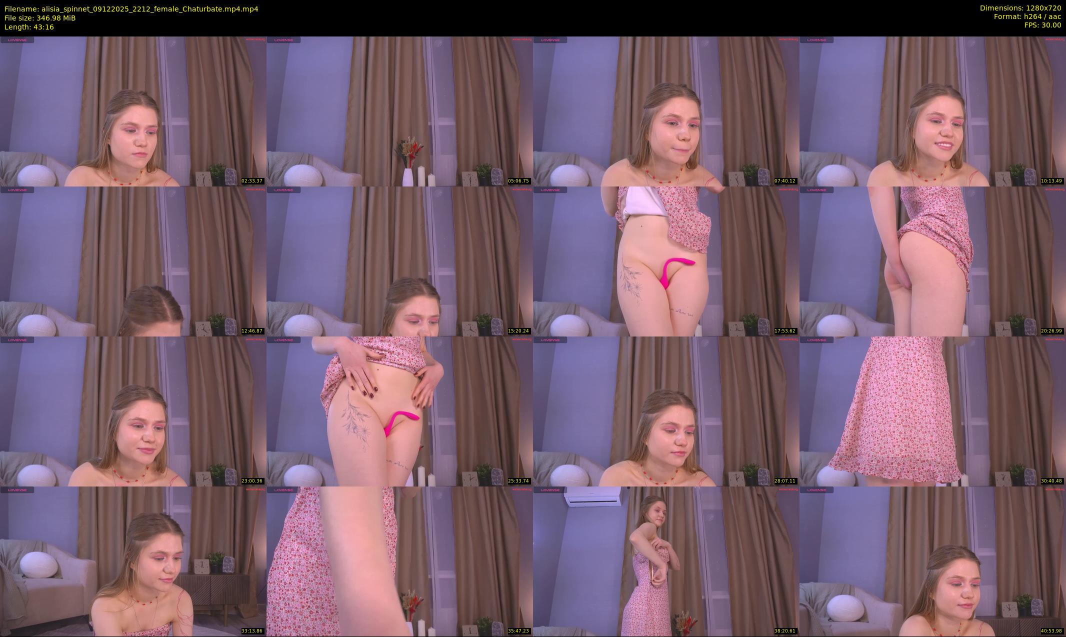alisia_spinnet — 44 minute Chaturbate female cam show recording, 720p, Dec 9, 2025