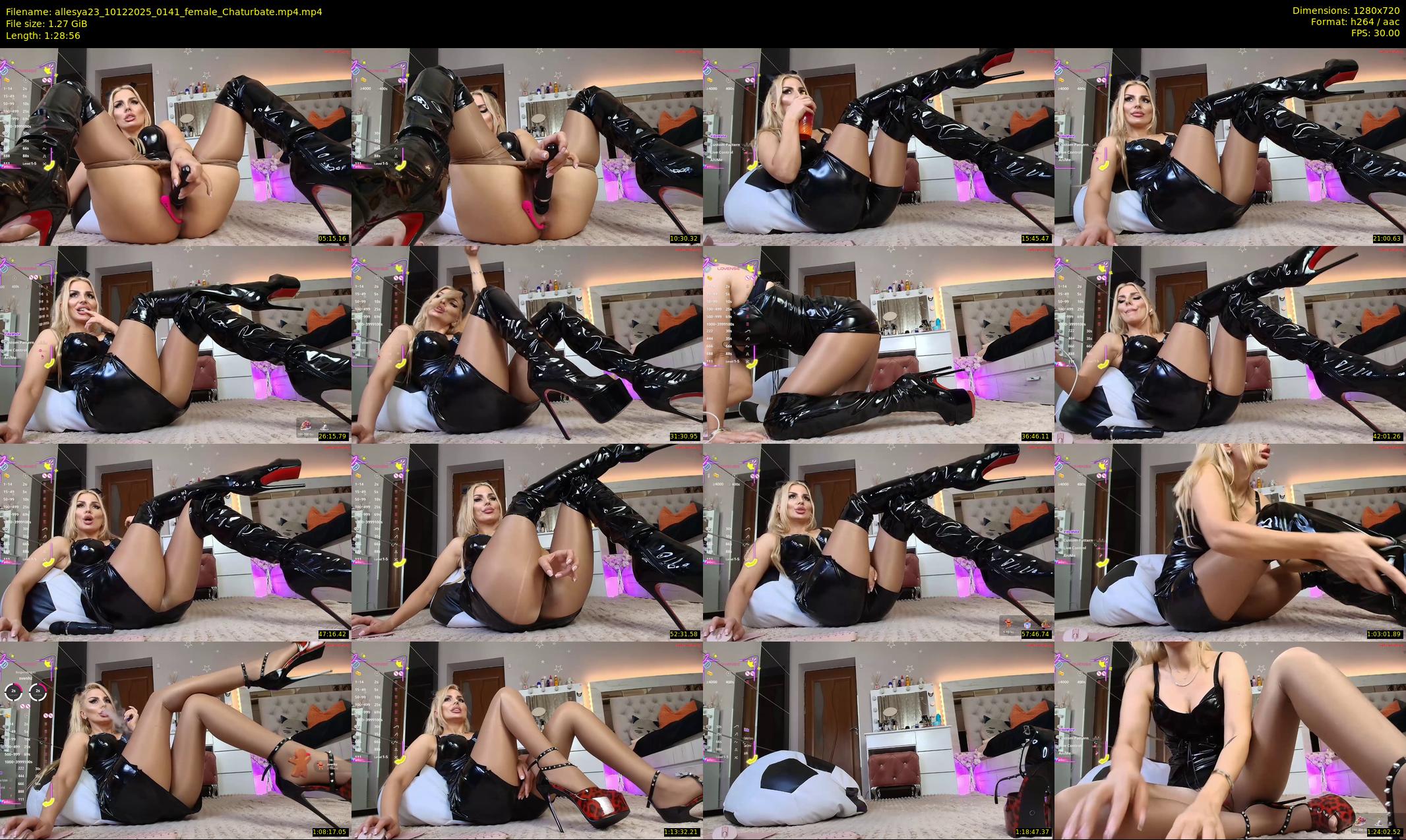 allesya23 — 89 minute Chaturbate female cam show recording, 720p, Dec 10, 2025