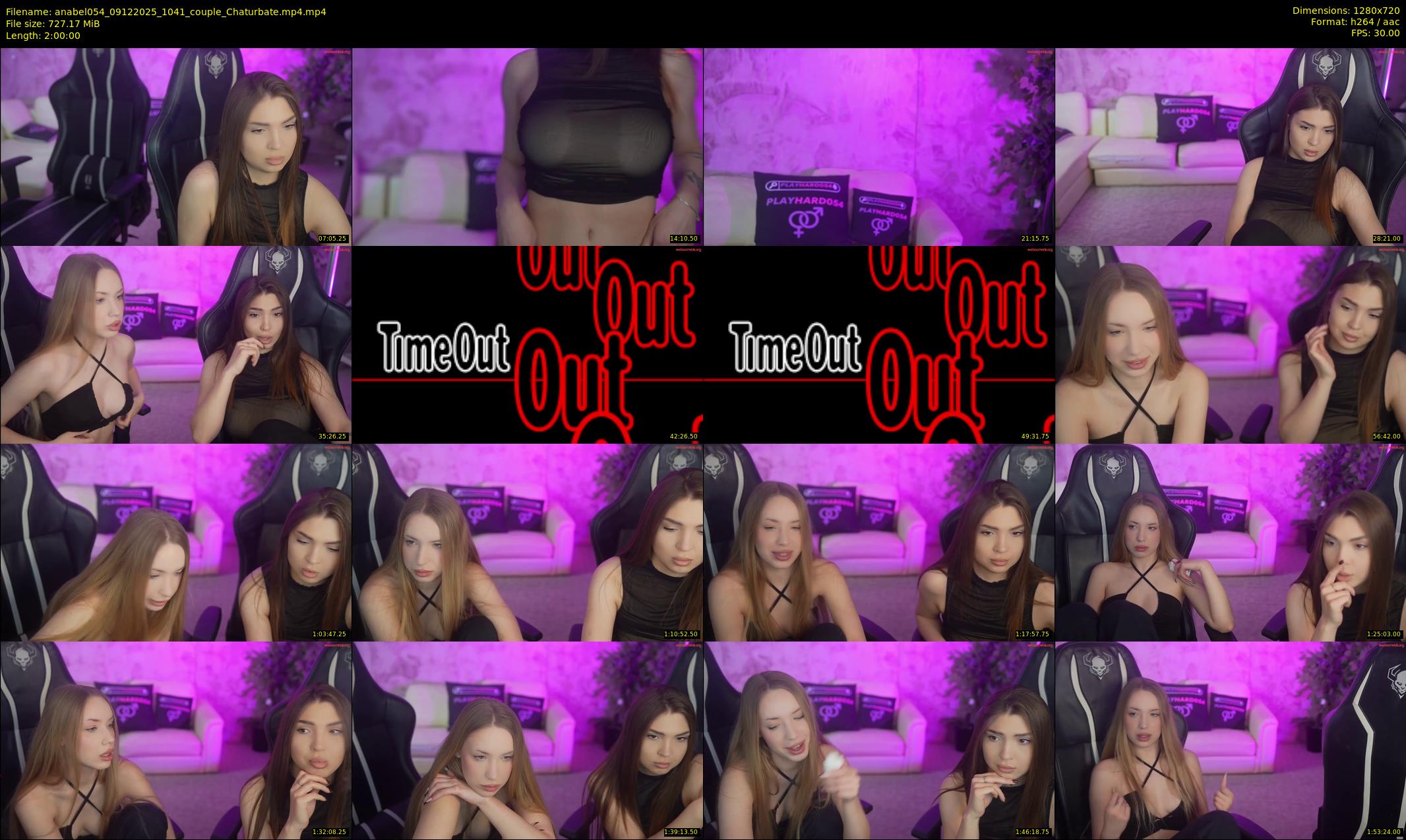 anabel054 — 120 minute Chaturbate female cam show recording, 720p, Dec 9, 2025