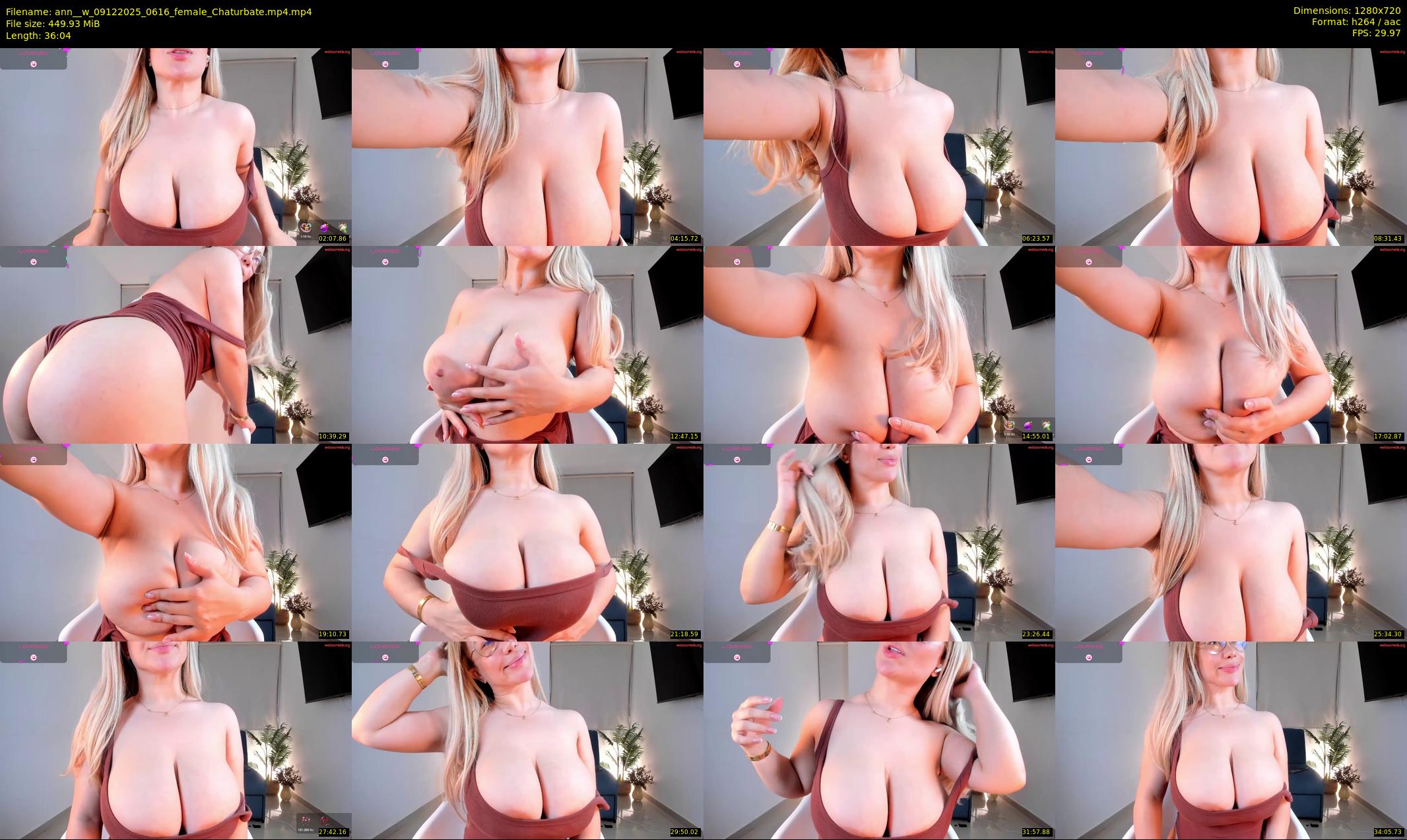 ann__w — 37 minute Chaturbate female cam show recording, 720p, Dec 9, 2025