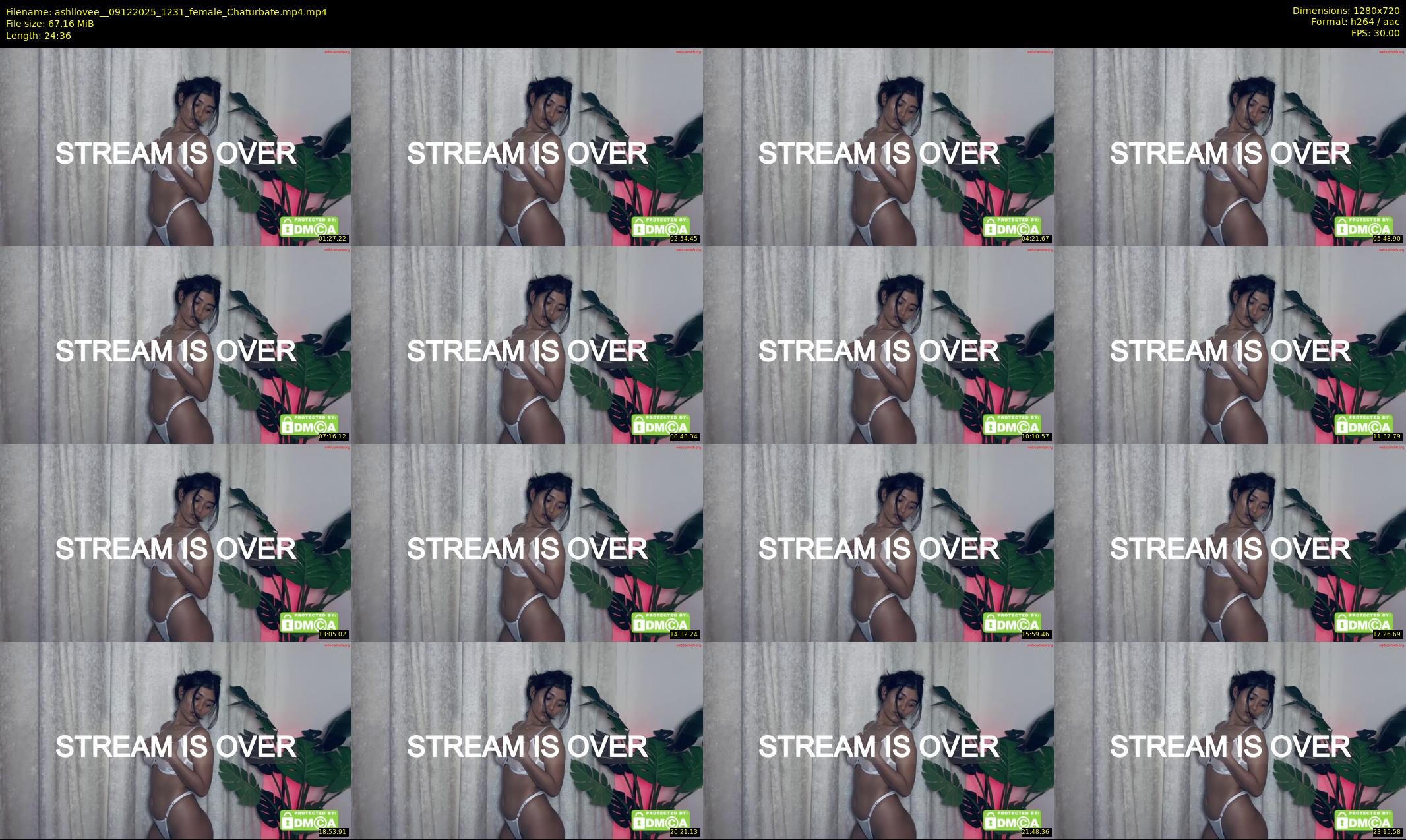 ashllovee_ — 25 minute Chaturbate female cam show recording, 720p, Dec 9, 2025