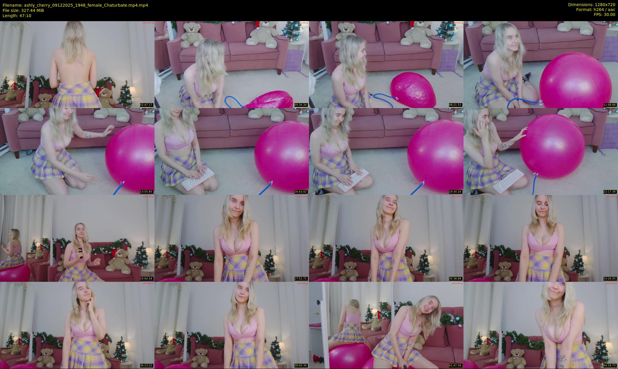 ashly_cherry — 48 minute Chaturbate female cam show recording, 720p, Dec 9, 2025
