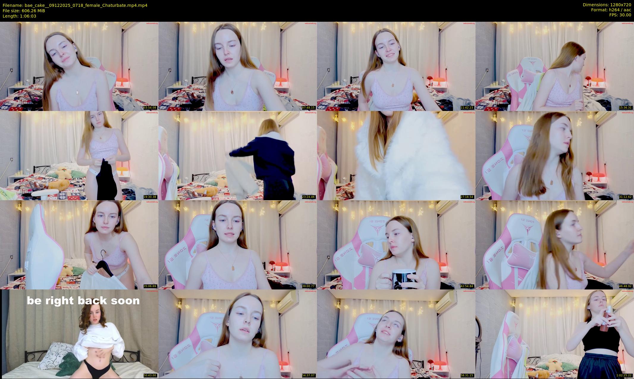 bae_cake_ — 67 minute Chaturbate female cam show recording, 720p, Dec 9, 2025