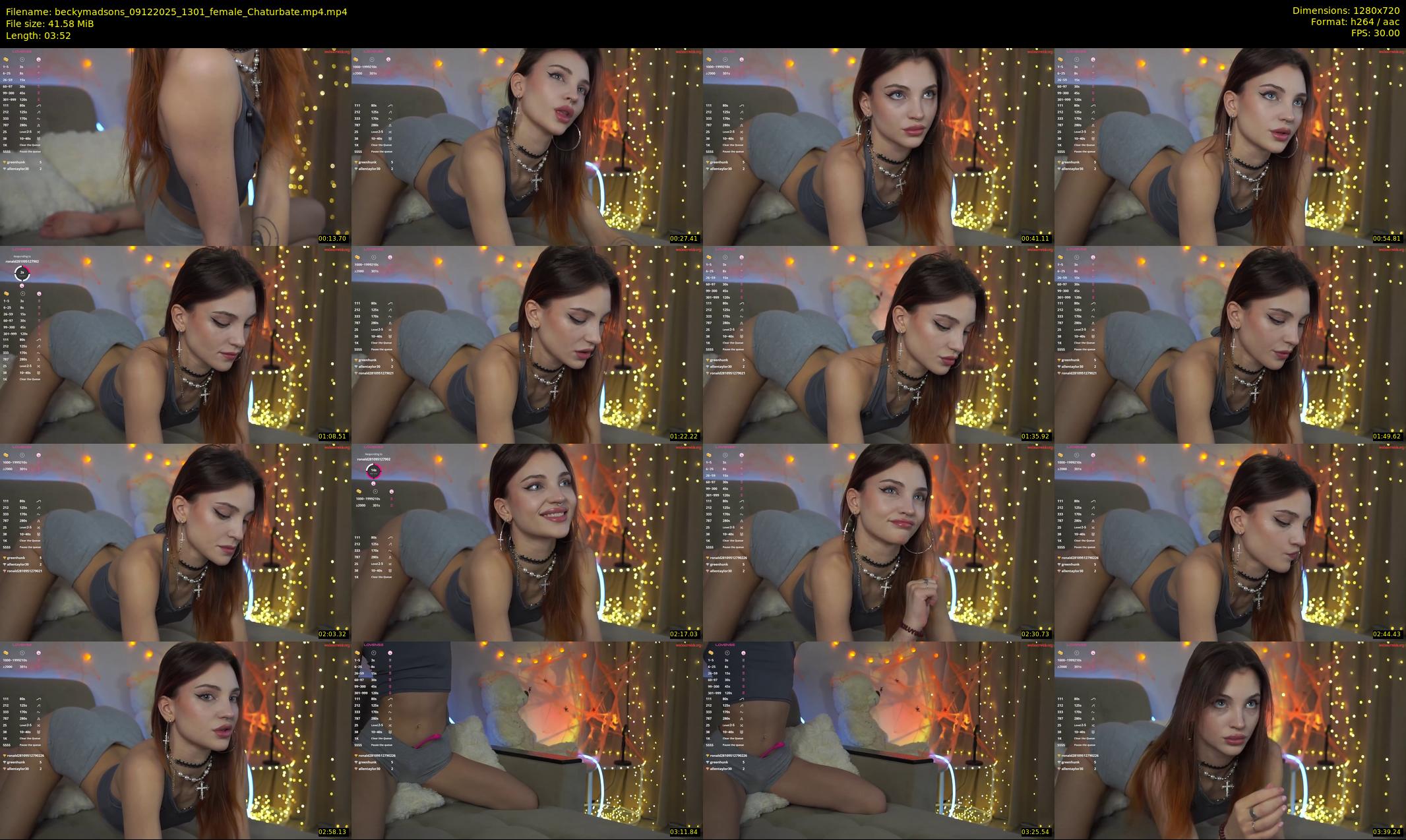beckymadsons — 4 minute Chaturbate female cam show recording, 720p, Dec 9, 2025