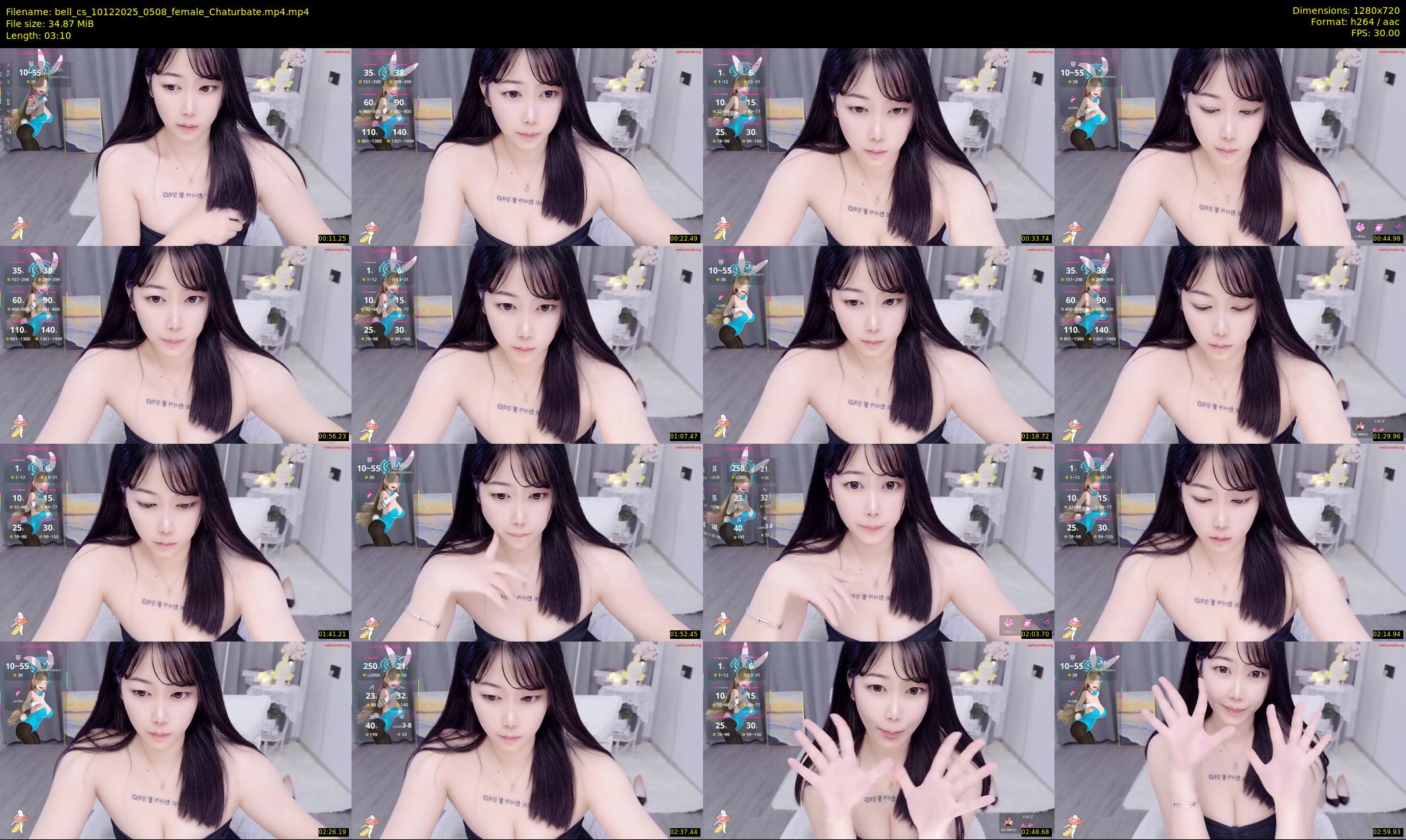 bell_cs — 4 minute Chaturbate female cam show recording, 720p, Dec 10, 2025
