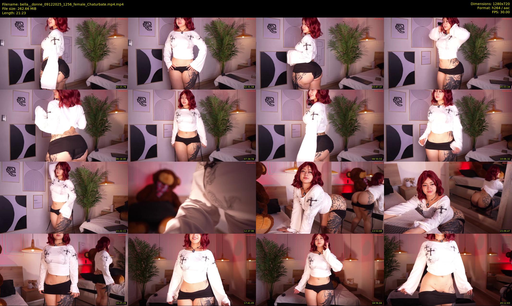 bella__donne — 22 minute Chaturbate female cam show recording, 720p, Dec 9, 2025