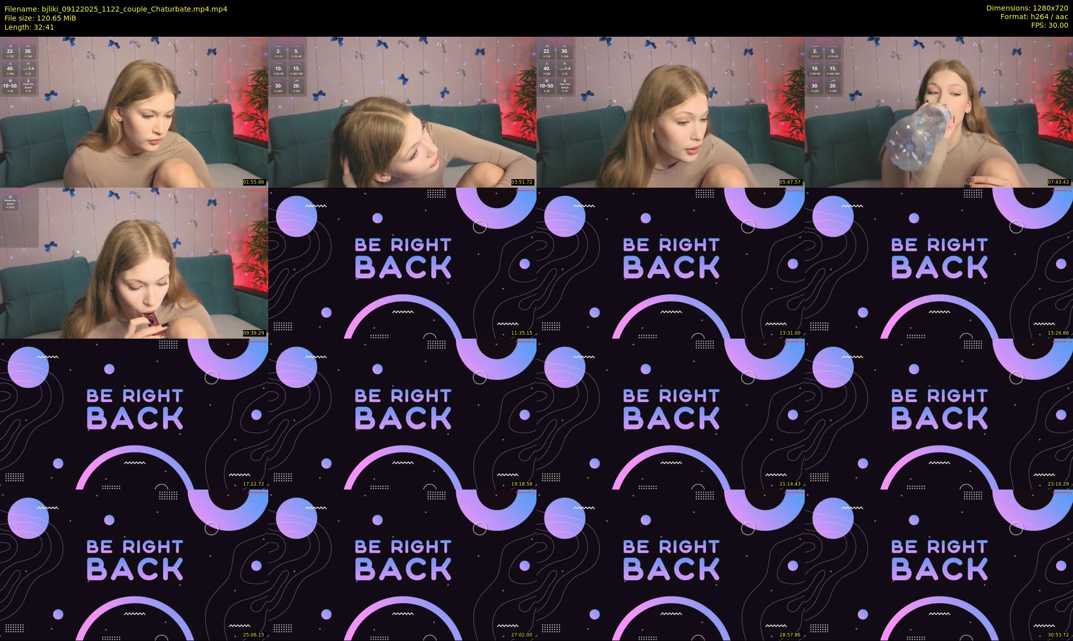 bjliki — 33 minute Chaturbate couple cam show recording, 720p, Dec 9, 2025