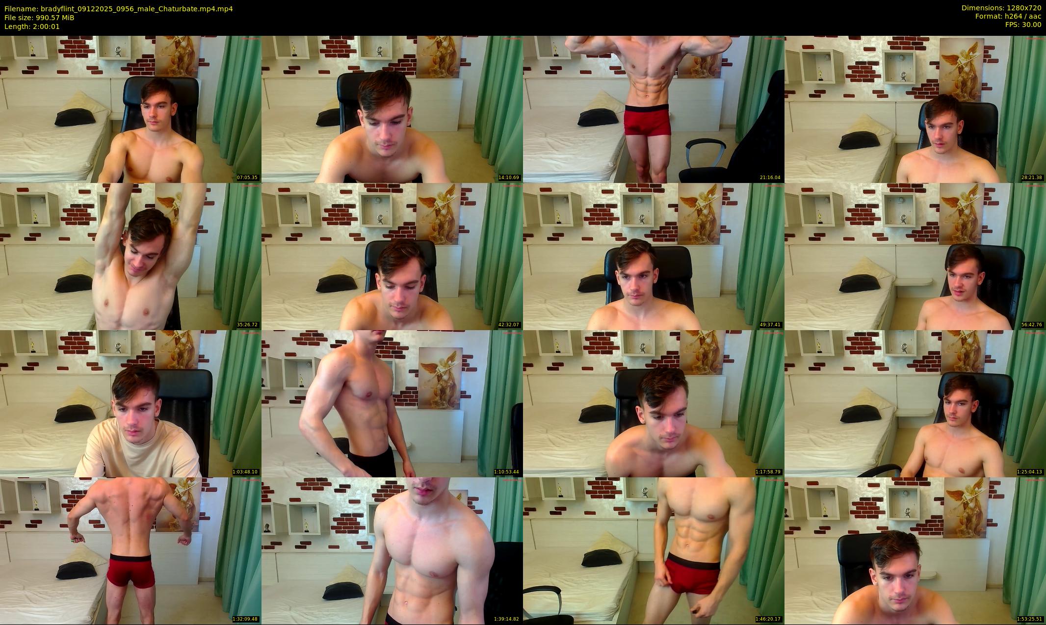 bradyflint — 121 minute Chaturbate male cam show recording, 720p, Dec 9, 2025