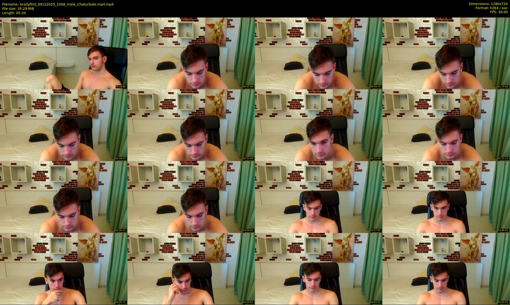 bradyflint — 6 minute Chaturbate male cam show recording, 720p, Dec 9, 2025
