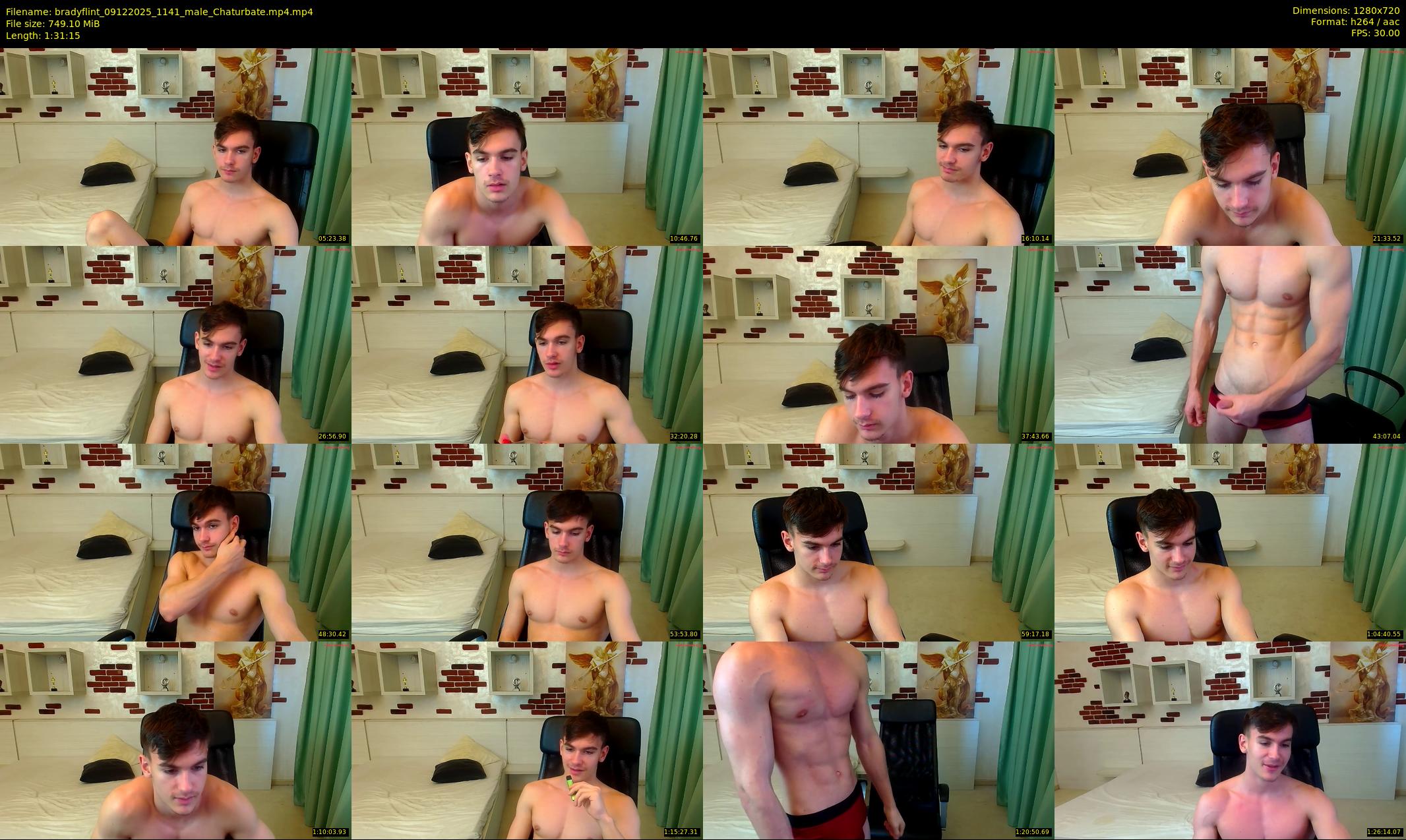 bradyflint — 92 minute Chaturbate male cam show recording, 720p, Dec 9, 2025