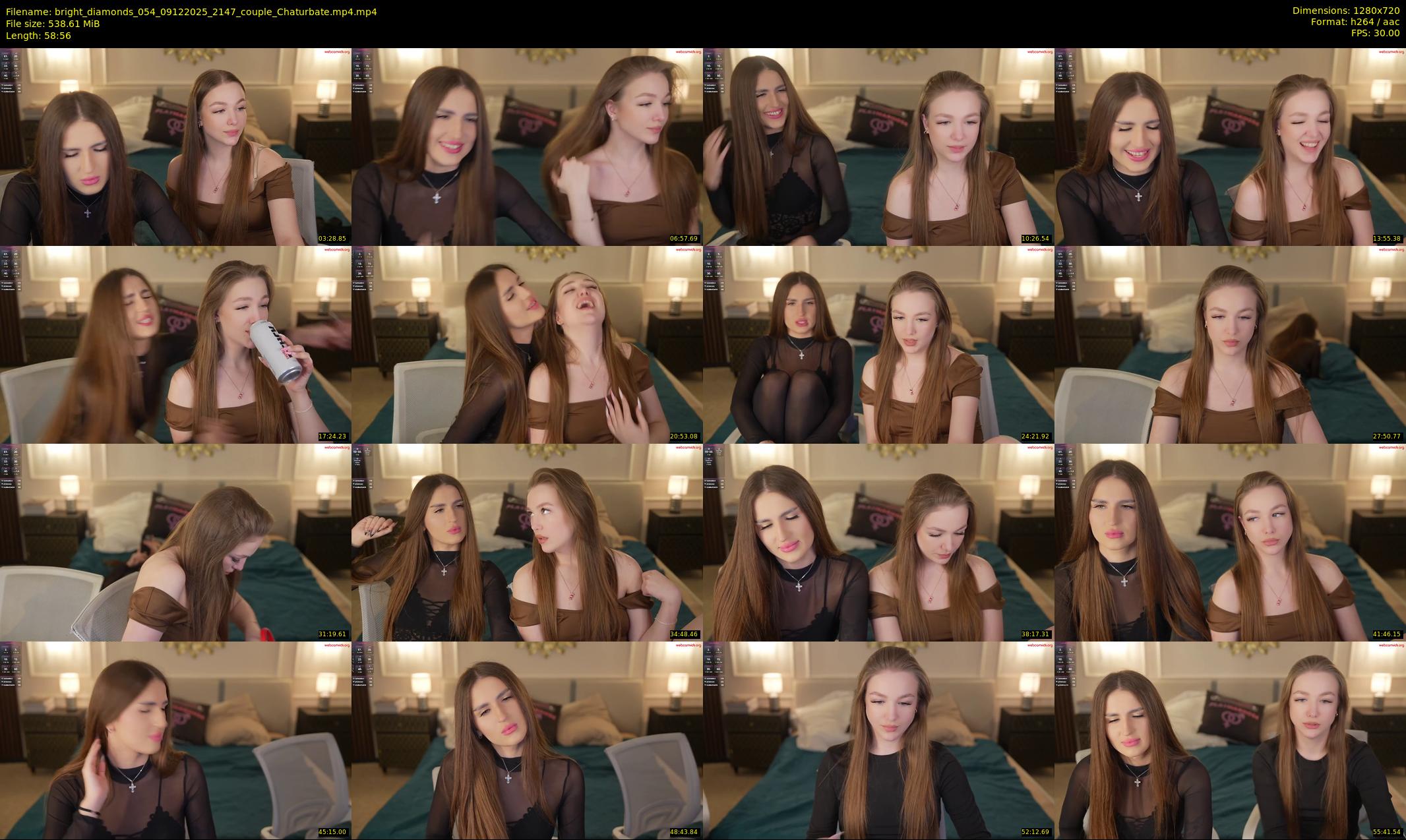 bright_diamonds_054 — 59 minute Chaturbate couple cam show recording, 720p, Dec 9, 2025