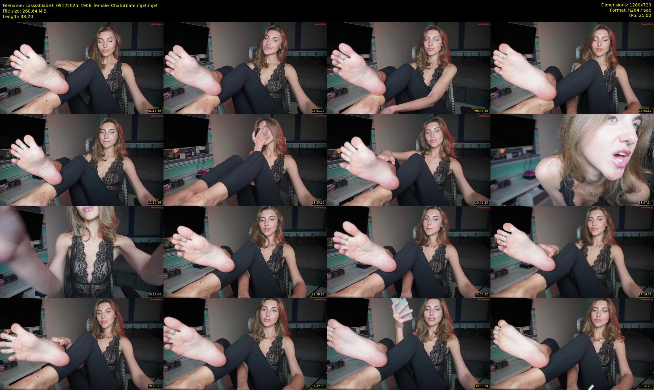 cassiablade1 — 39 minute Chaturbate female cam show recording, 720p, Dec 9, 2025