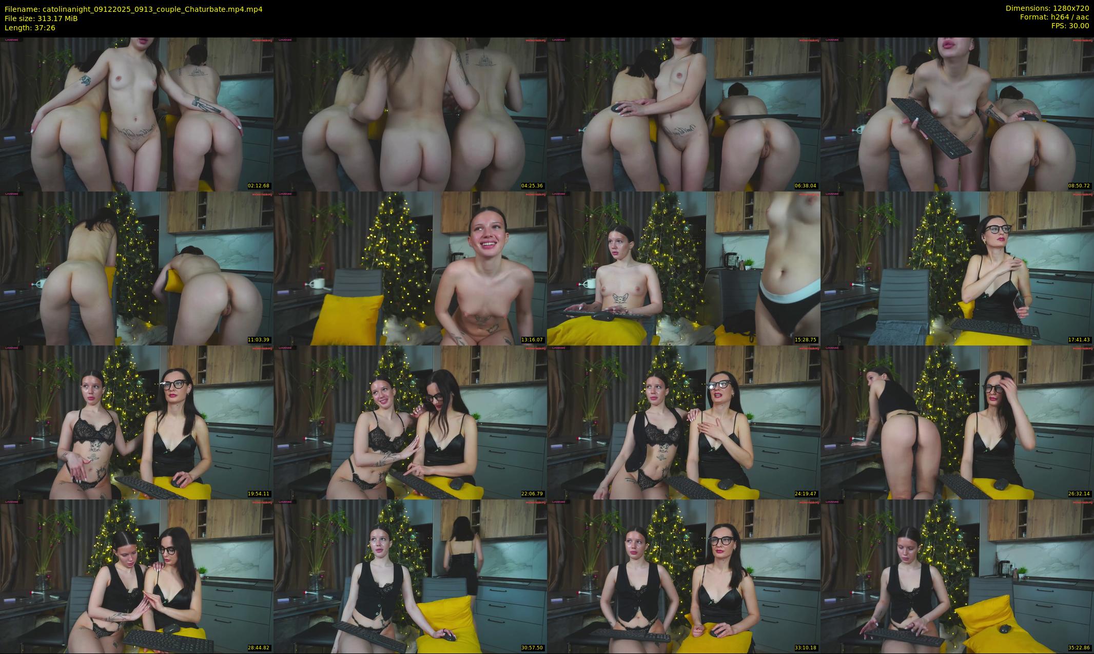 catolinanight — 38 minute Chaturbate couple cam show recording, 720p, Dec 9, 2025