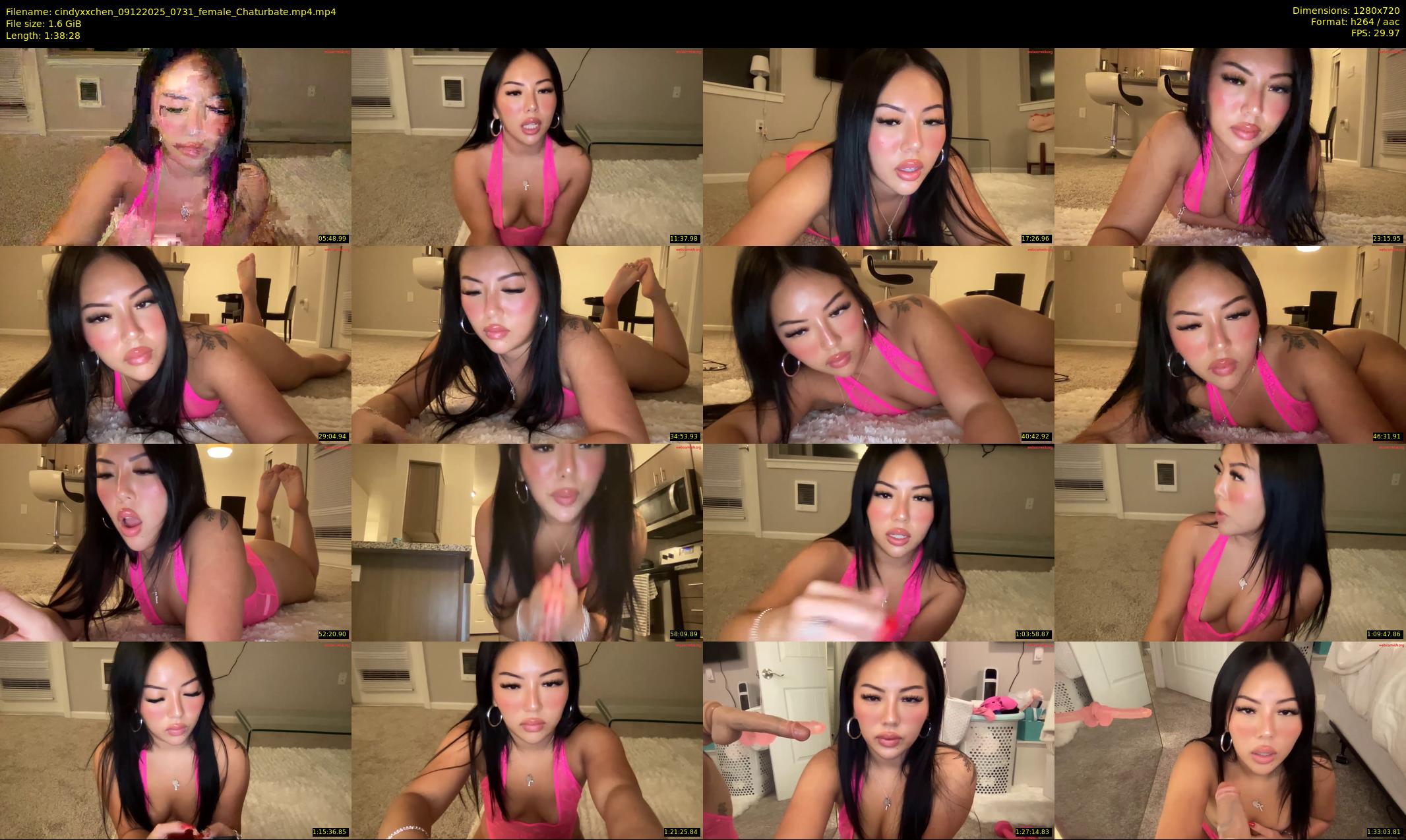 cindyxxchen — 99 minute Chaturbate female cam show recording, 720p, Dec 9, 2025
