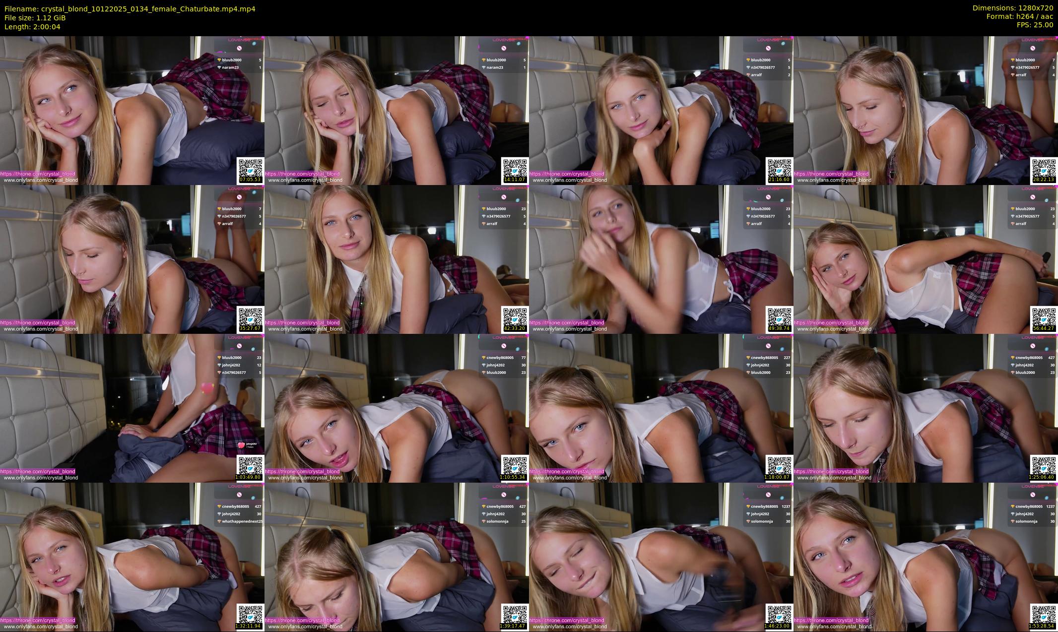 crystal_blond — 121 minute Chaturbate female cam show recording, 720p, Dec 10, 2025