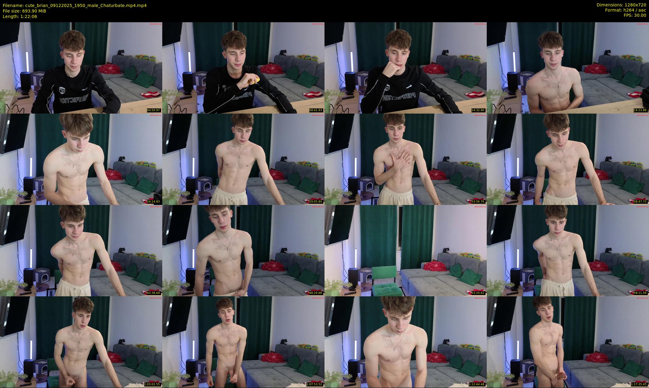 cute_brian — 83 minute Chaturbate male cam show recording, 720p, Dec 9, 2025