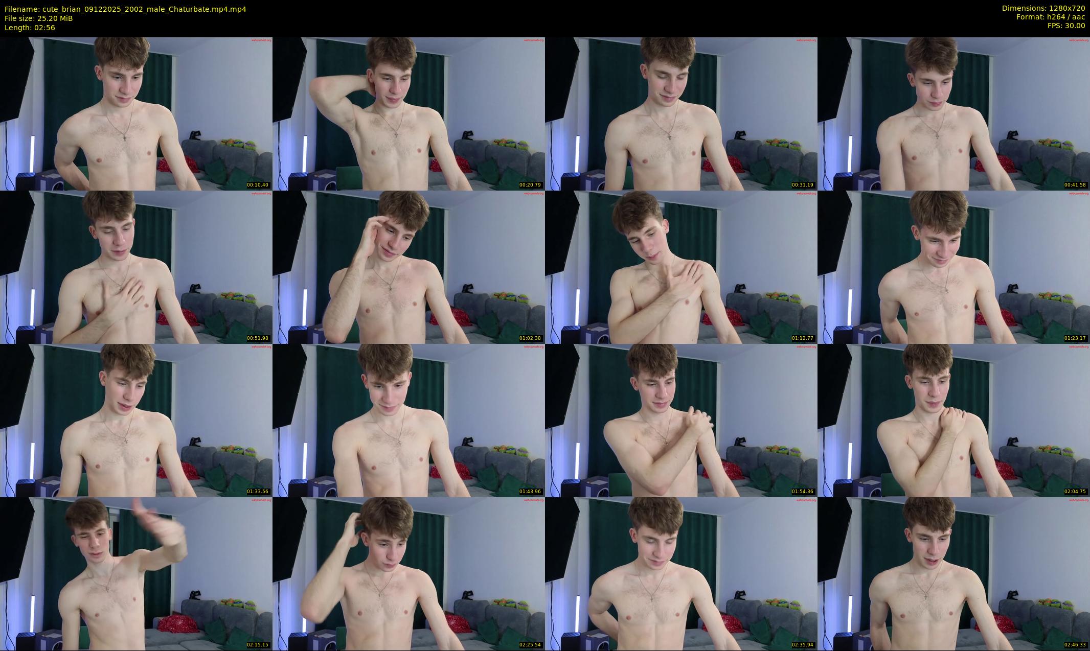 cute_brian — 3 minute Chaturbate male cam show recording, 720p, Dec 9, 2025