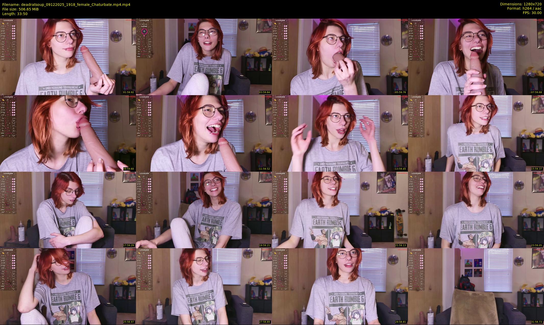 deadratsoup — 34 minute Chaturbate female cam show recording, 720p, Dec 9, 2025