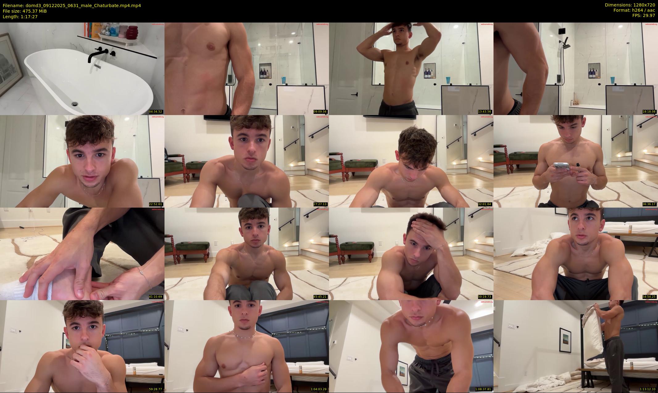 domd3 — 78 minute Chaturbate male cam show recording, 720p, Dec 9, 2025