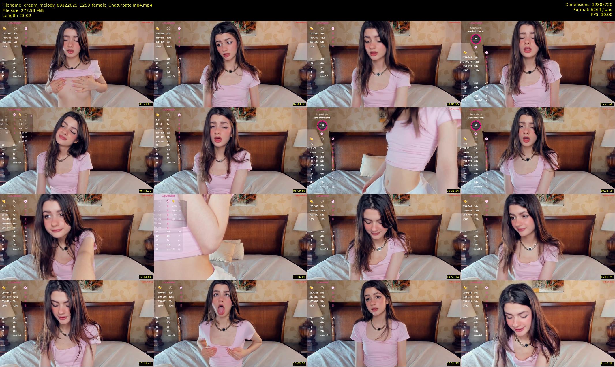 dream_melody — 24 minute Chaturbate female cam show recording, 720p, Dec 9, 2025