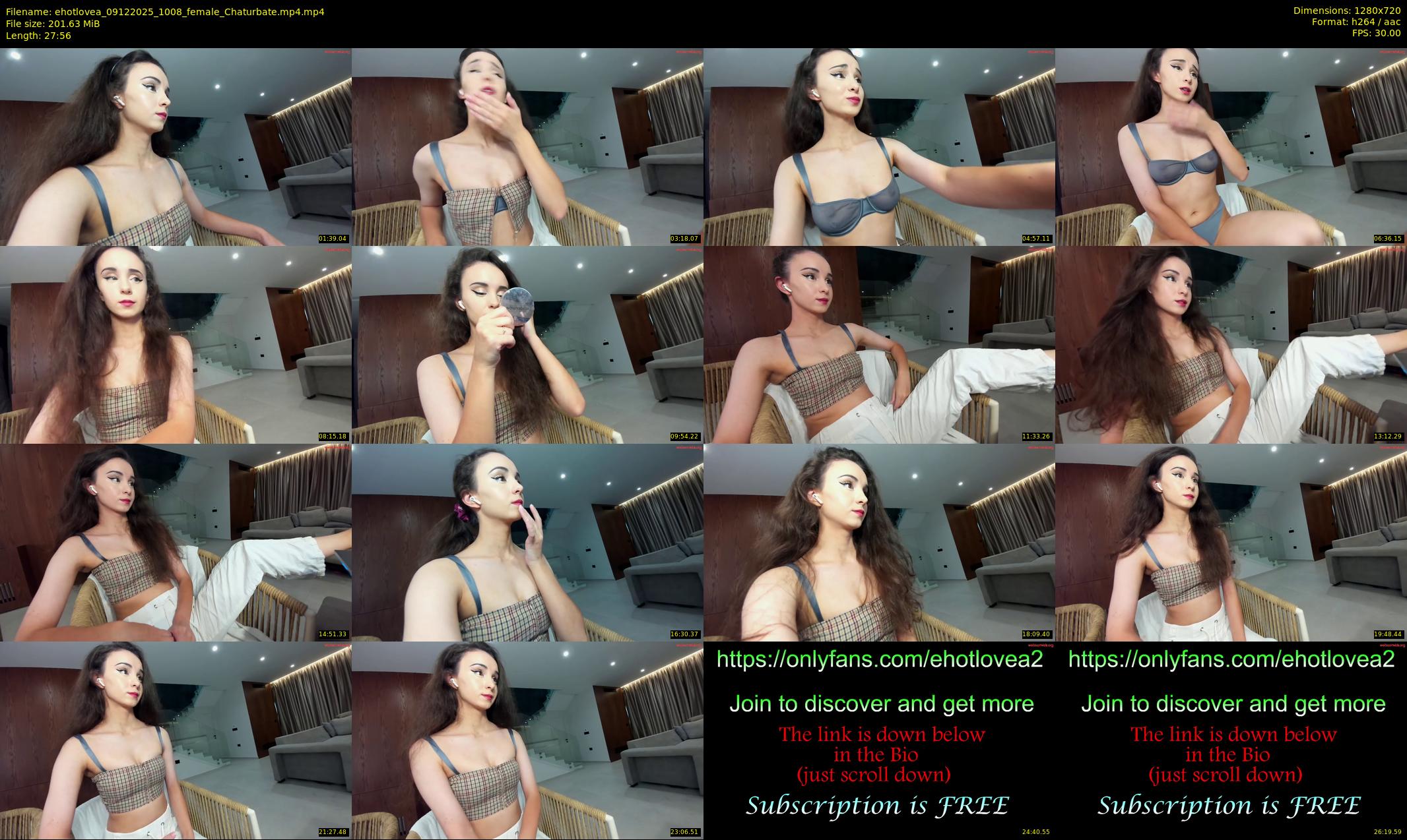 ehotlovea — 28 minute Chaturbate female cam show recording, 720p, Dec 9, 2025