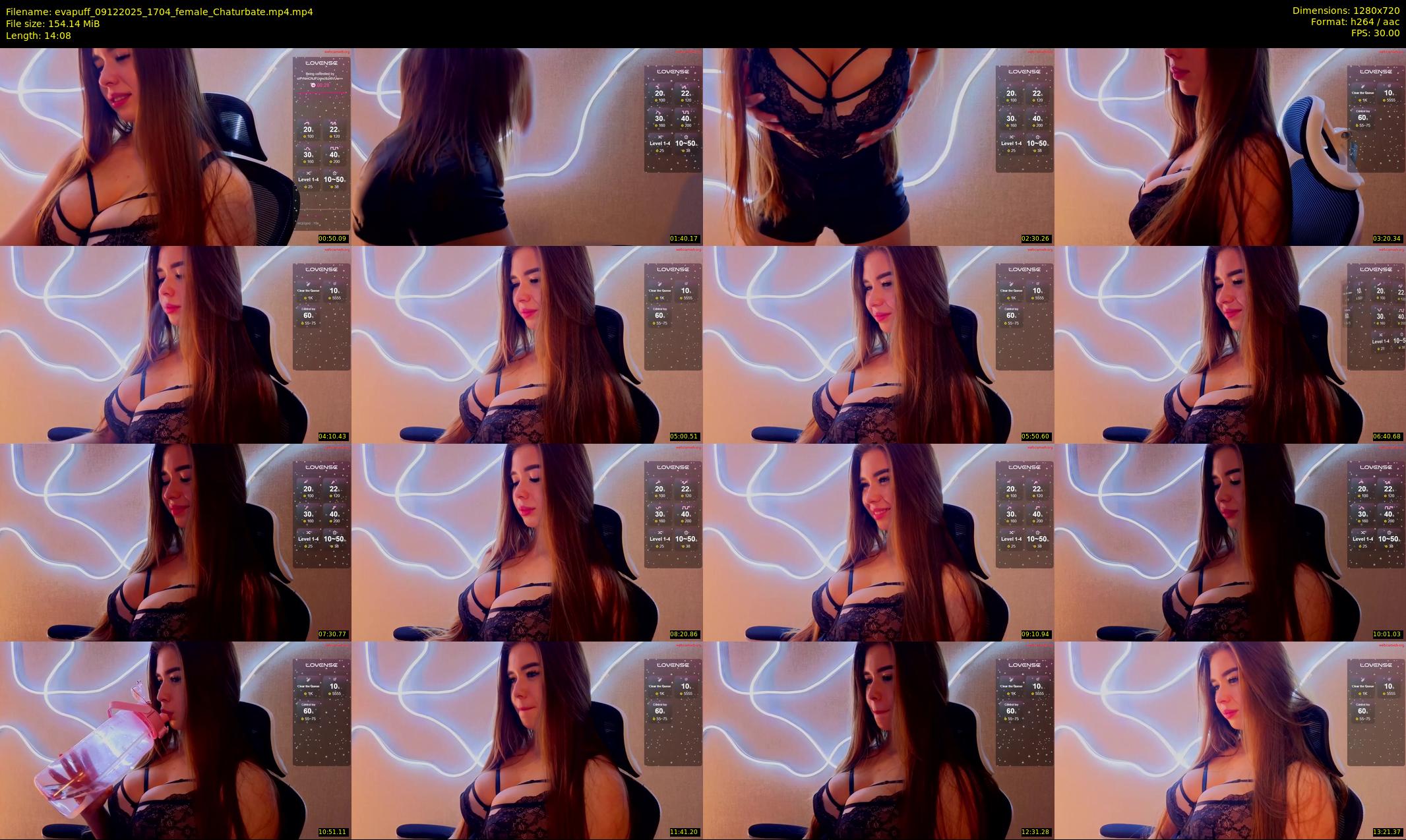 evapuff — 15 minute Chaturbate female cam show recording, 720p, Dec 9, 2025